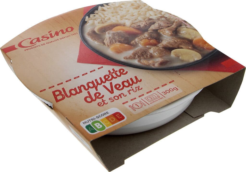Casino Blanquette de veau et son riz packshot