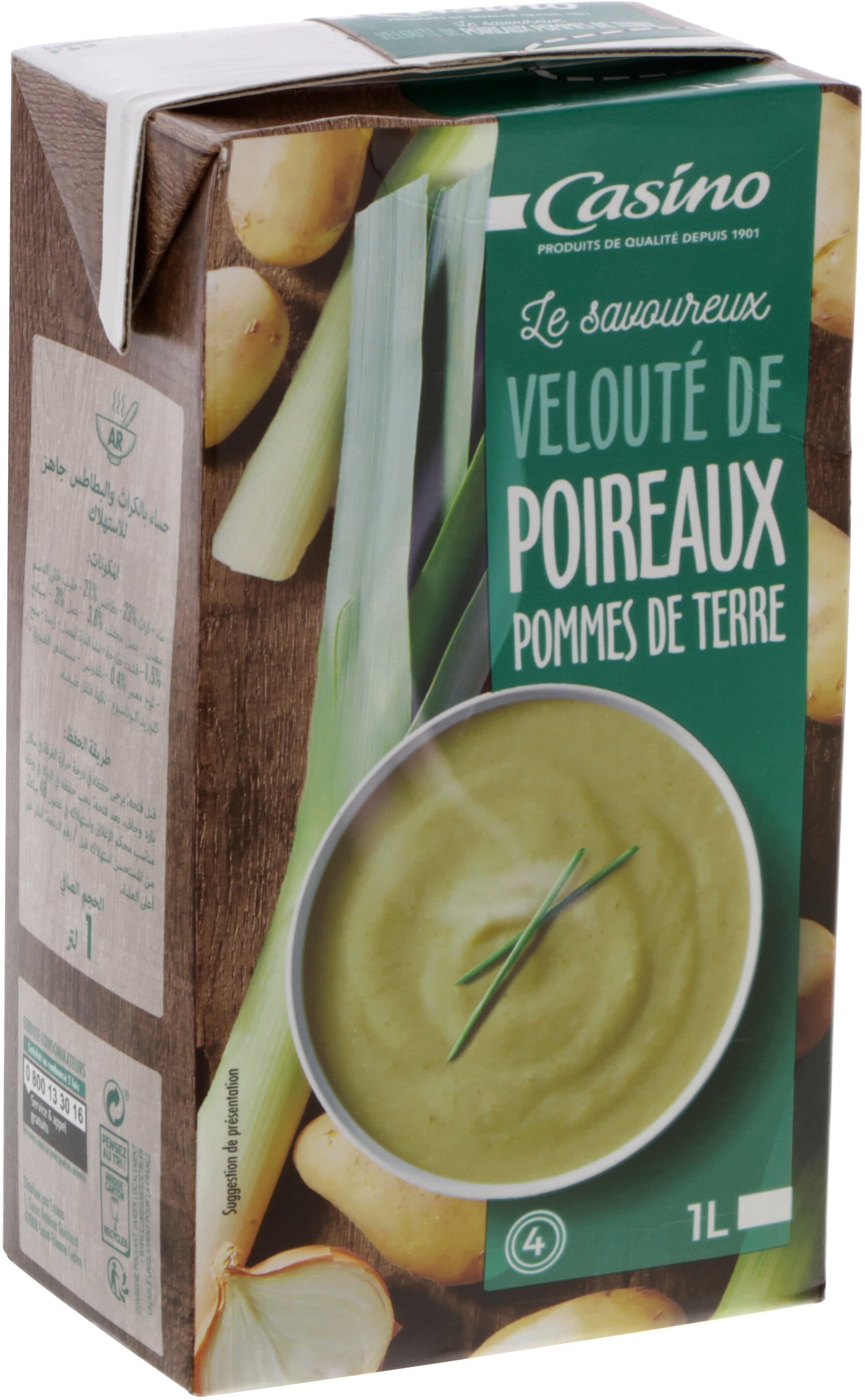 Casino Velouté Poireaux pommes de terre packshot