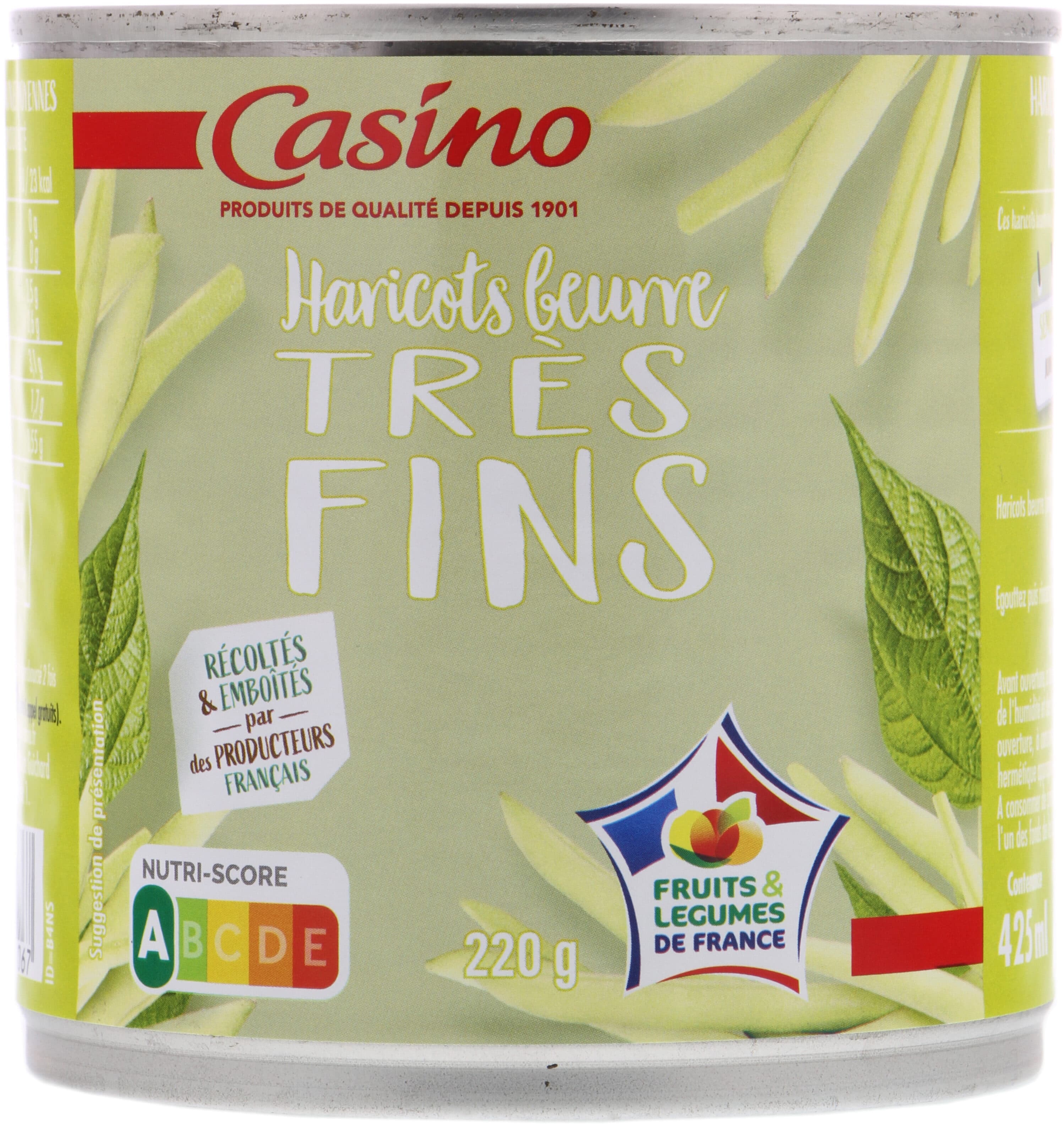 Casino Haricots beurre très fins packshot