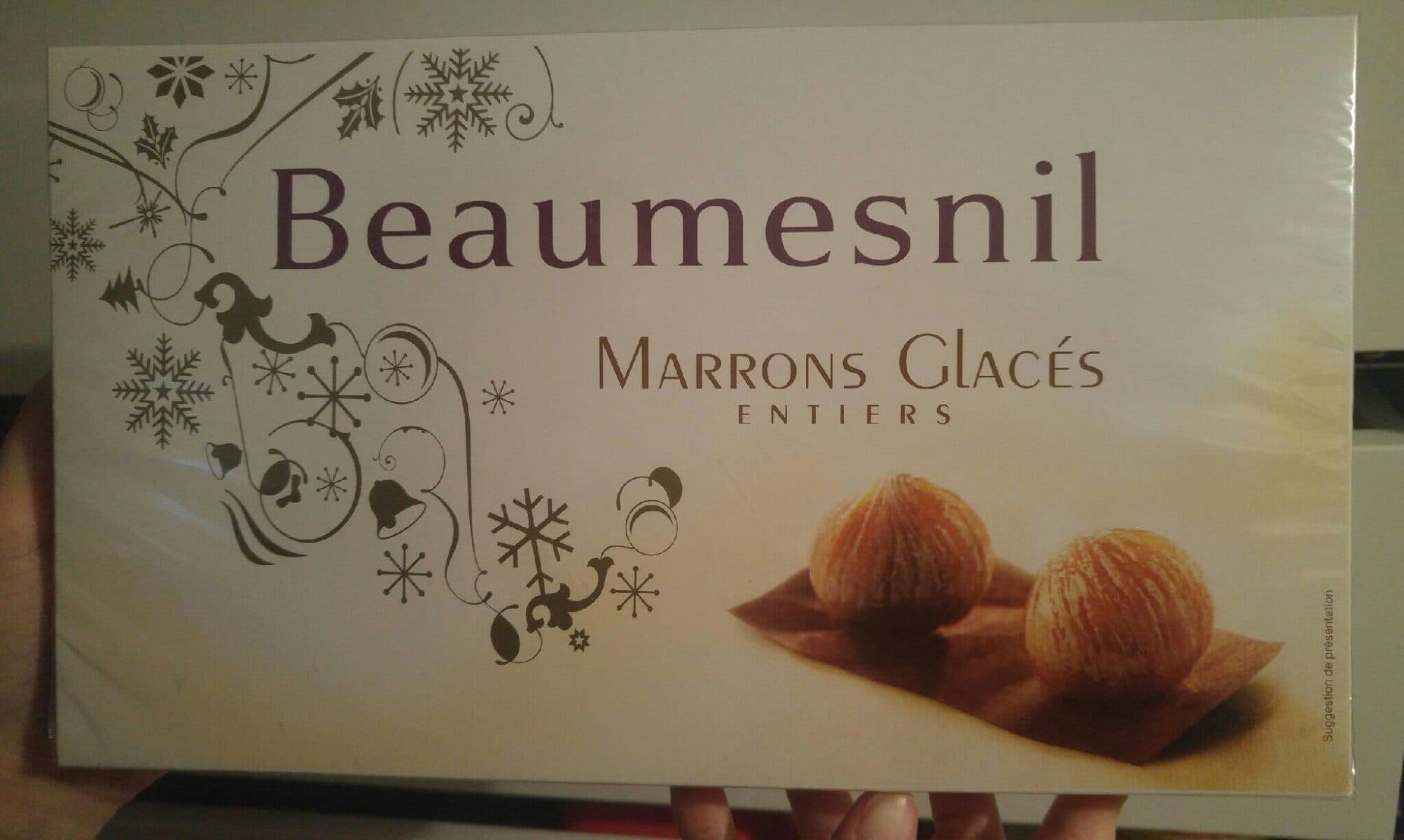 Beaumesnil Marrons Glacés Entiers packshot