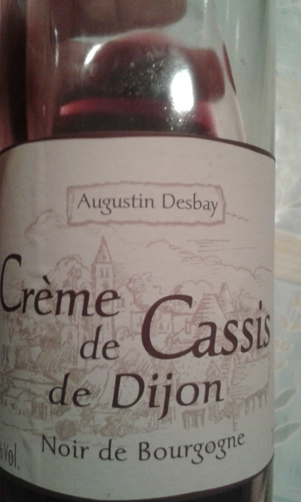Augustin desbays Crème de cassis de Dijon Noir de Bourgogne AUGUSTIN DESBAY packshot