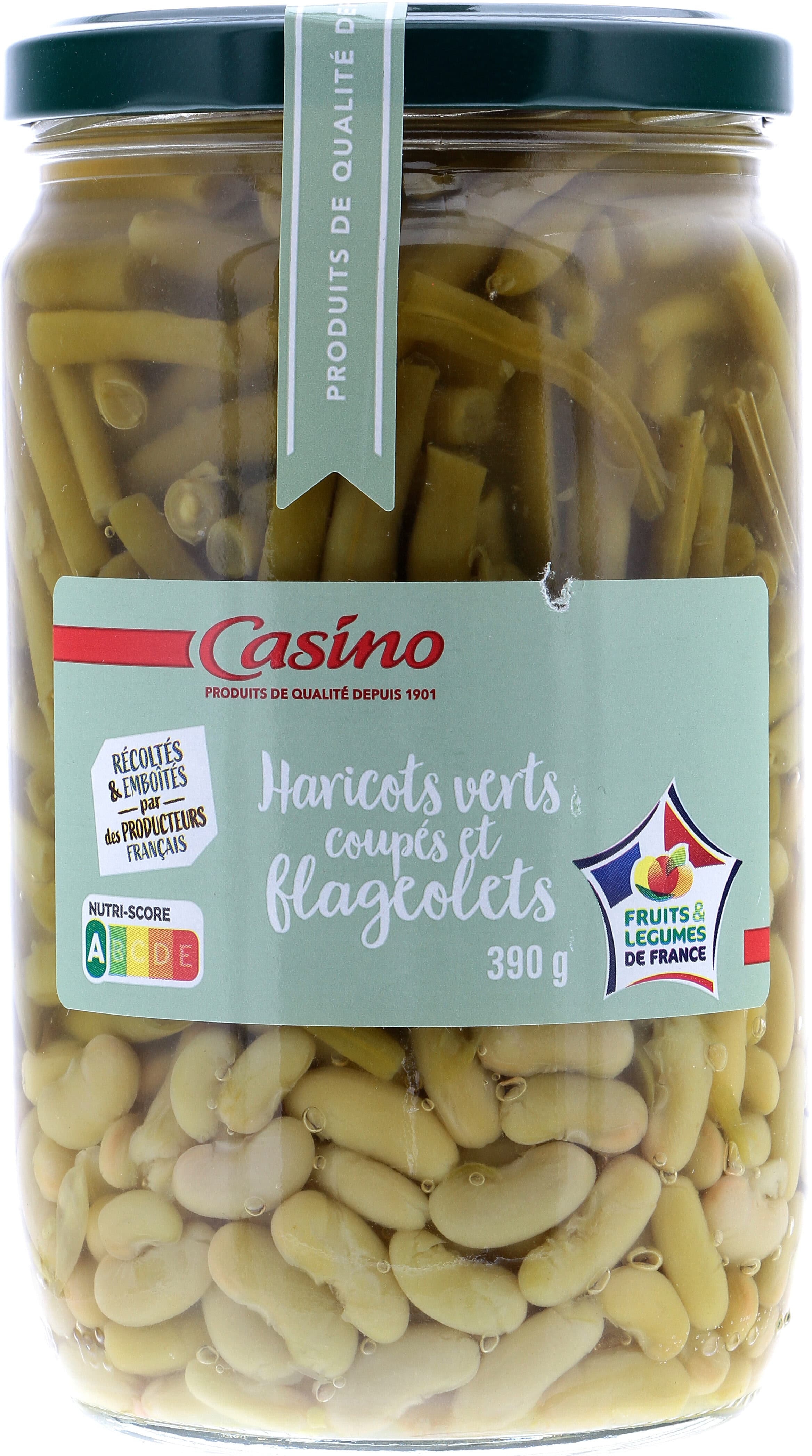 Casino Mélange de haricots verts et de flageolets packshot