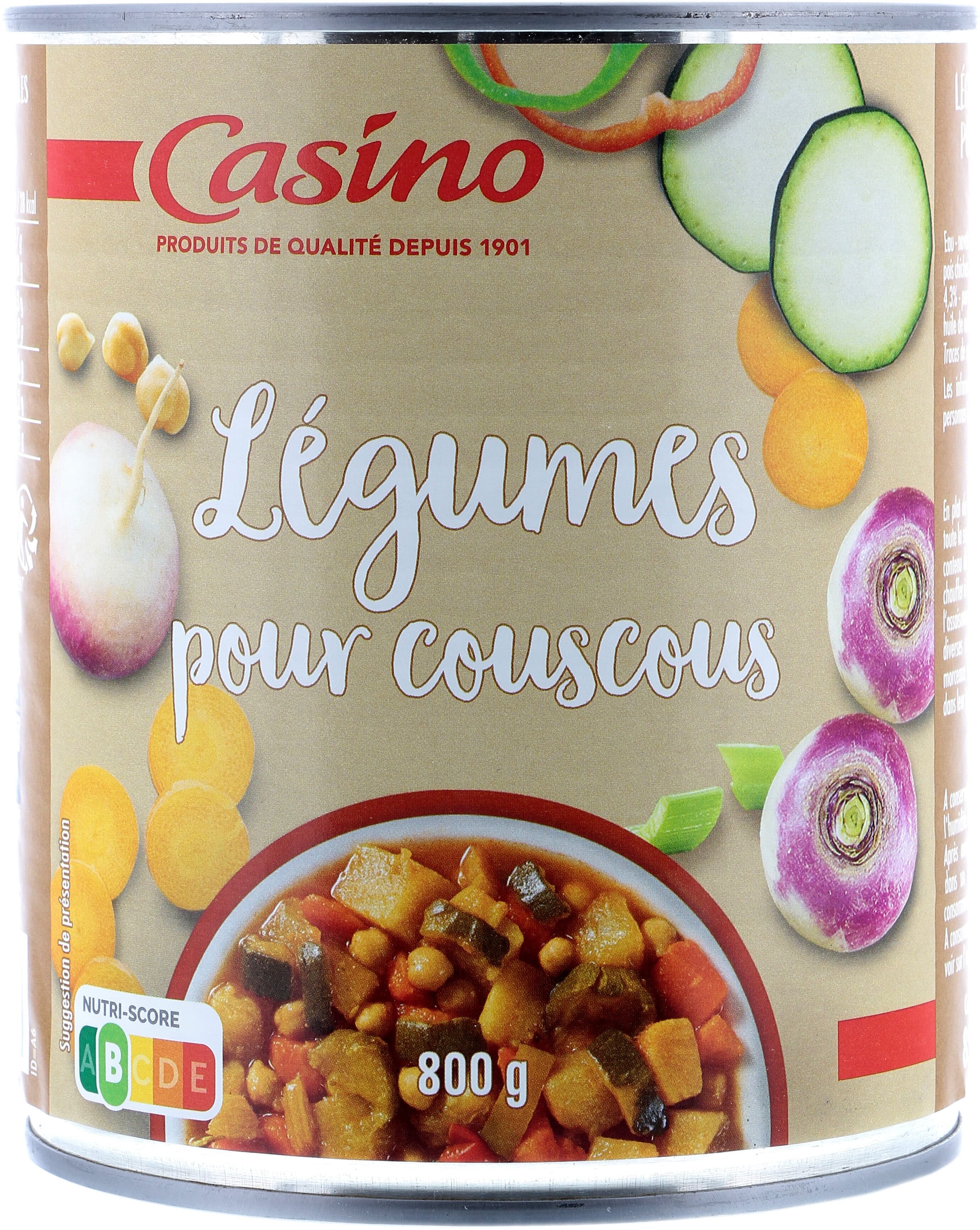 Casino Légumes pour couscous packshot