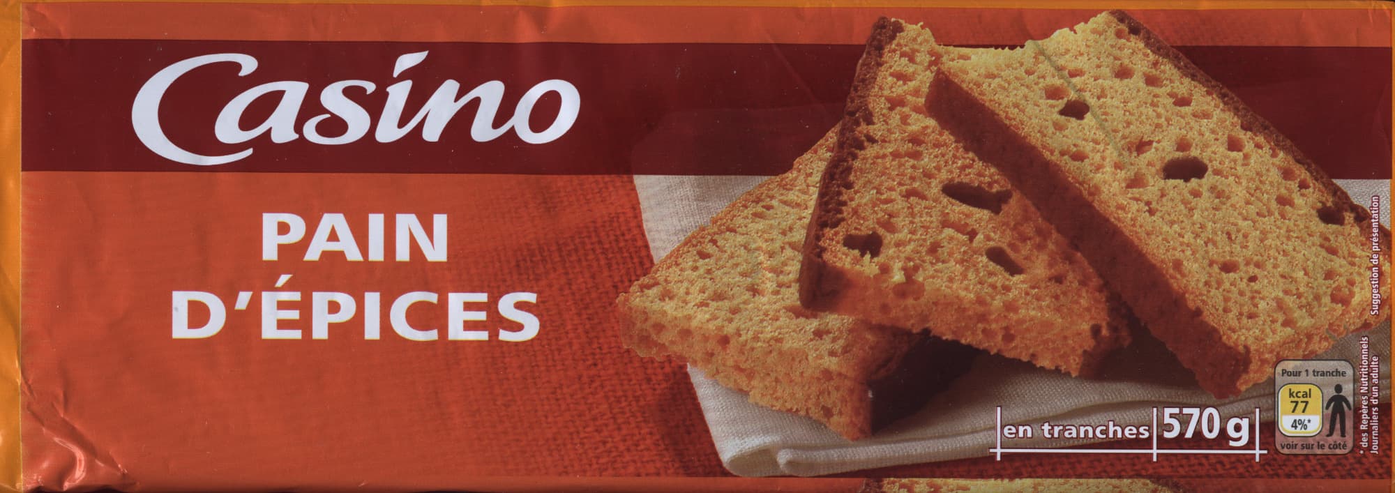 Casino Pain d'épices en tranches packshot