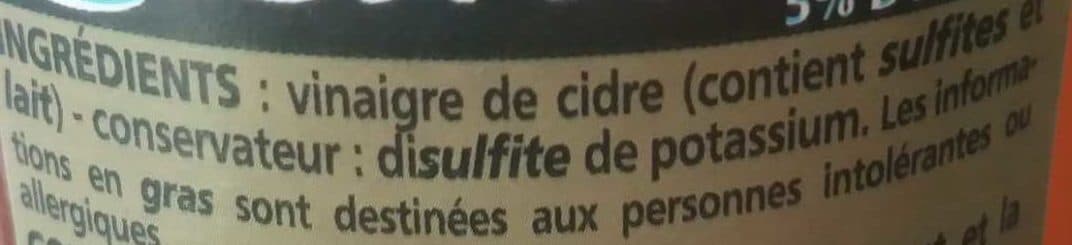 Casino Vinaigre de cidre de NORMANDIE packshot