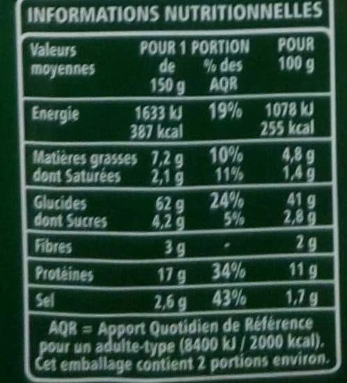 Casino RAVIOLI JAMBON CUIT Recette aux oeufs frais packshot