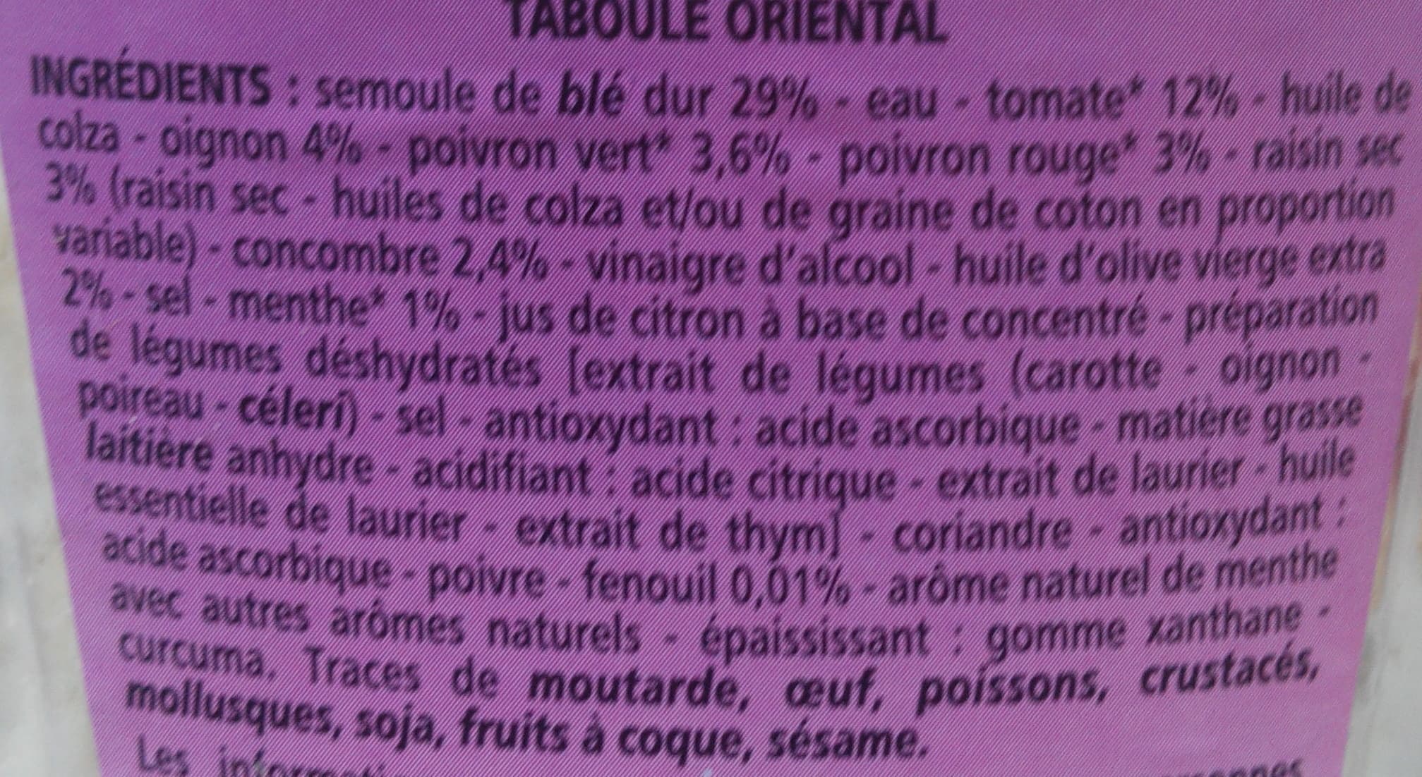 Casino Taboulé oriental packshot