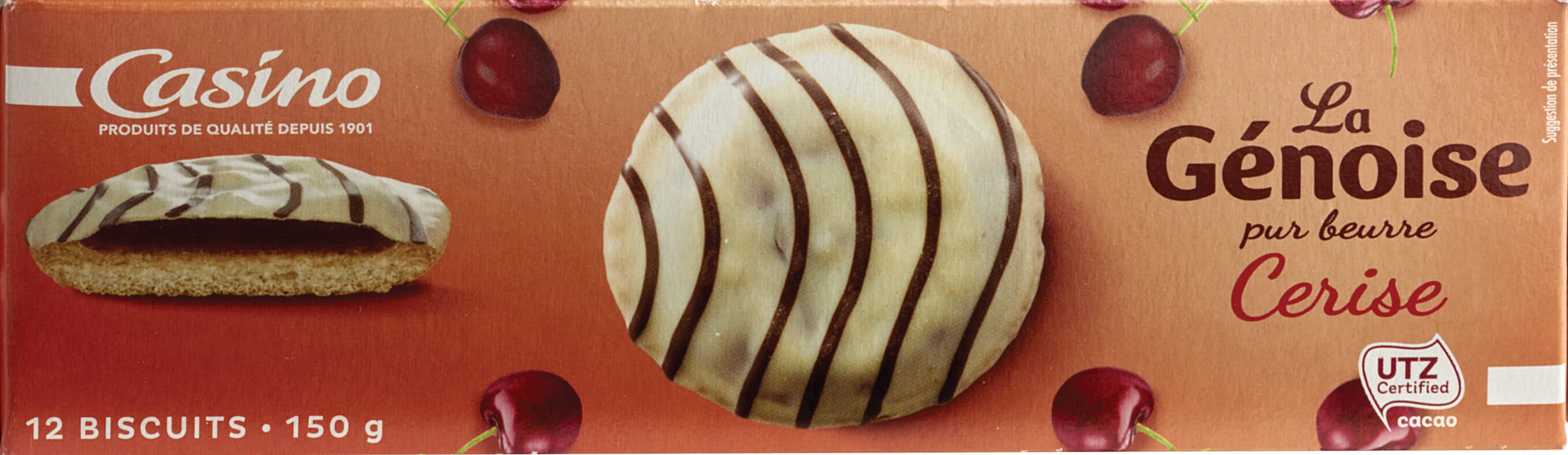 Casino La génoise pur beurre cerise packshot