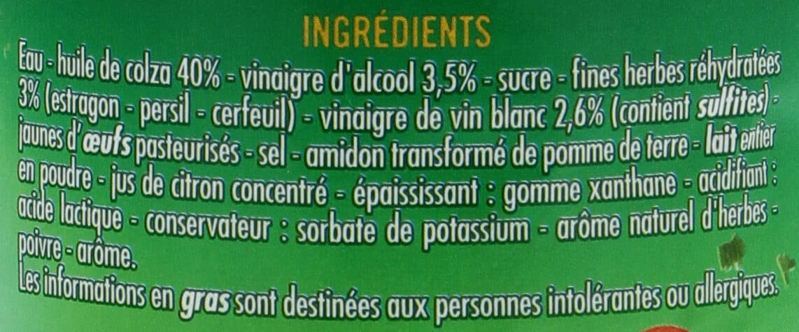 Casino Sauce crudités fines herbes packshot