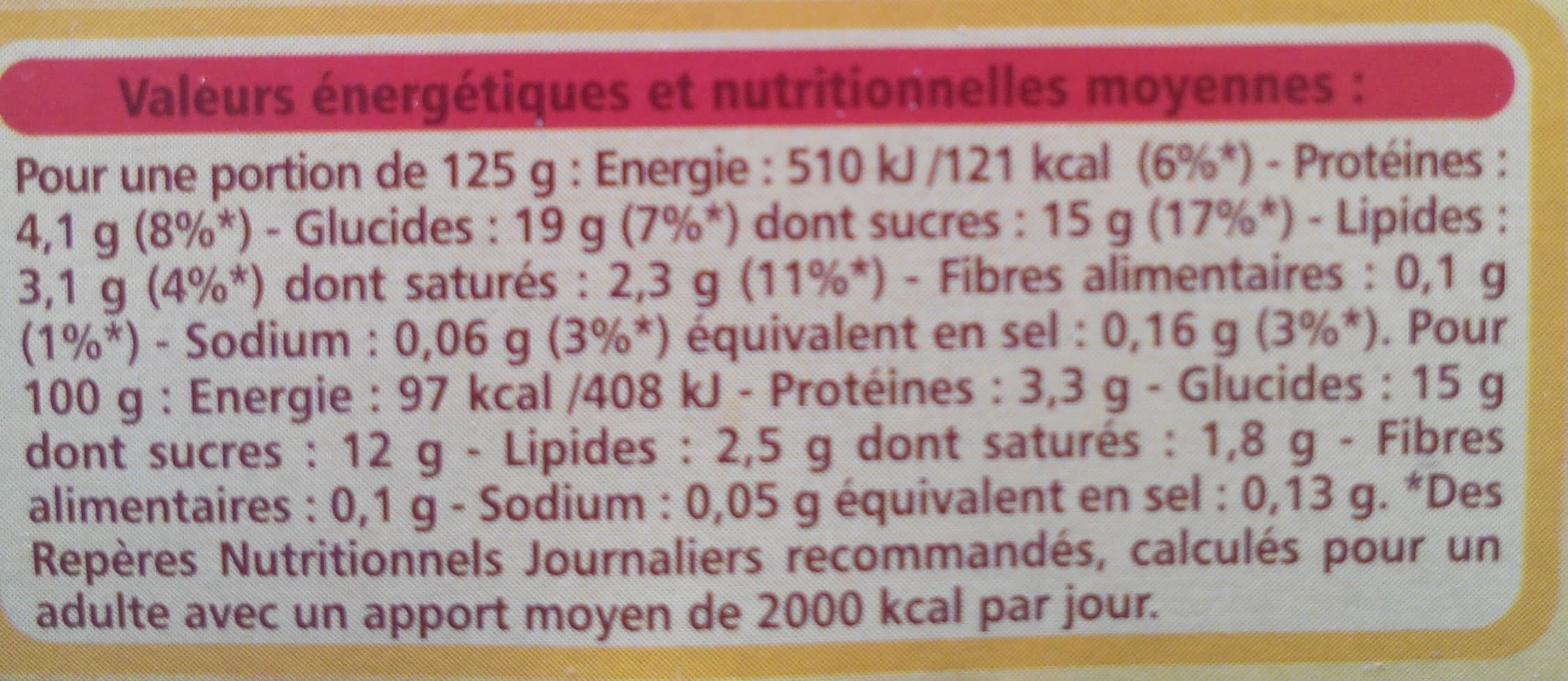 Casino Yaourts desserts : 4 Fraise façon tarte, 2 Citron façon tarte, 2 Pomme façon tarte. packshot