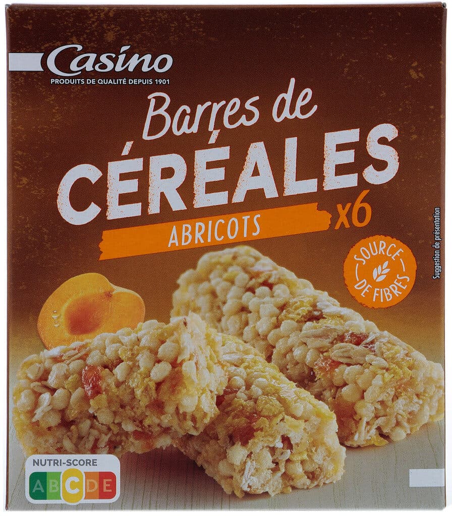 Casino Barres céréales abricot packshot