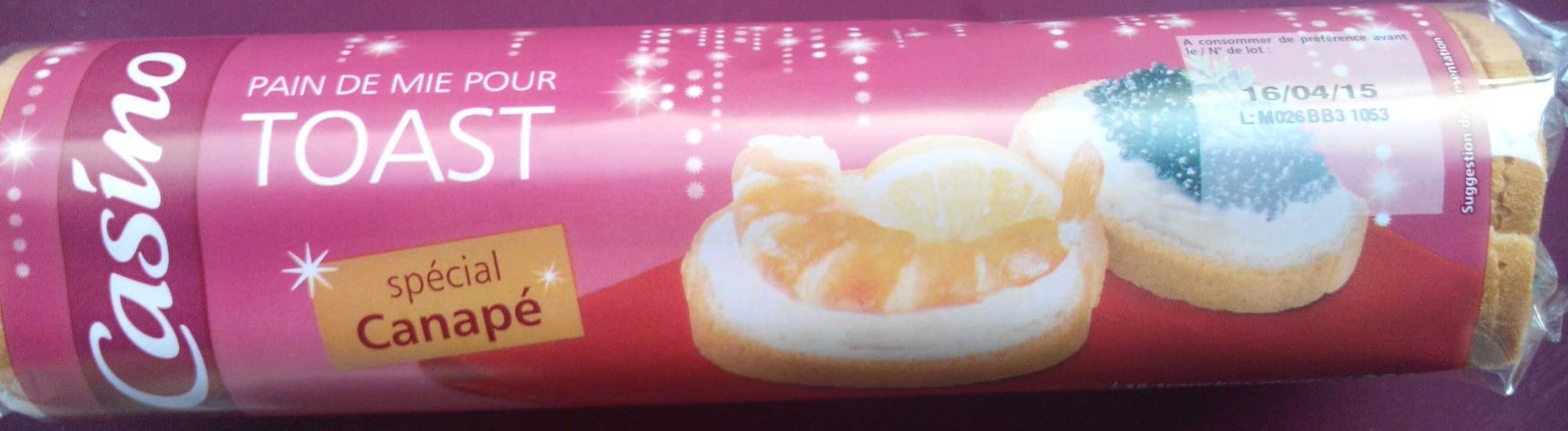 Casino Pain de mie pour toast nature packshot