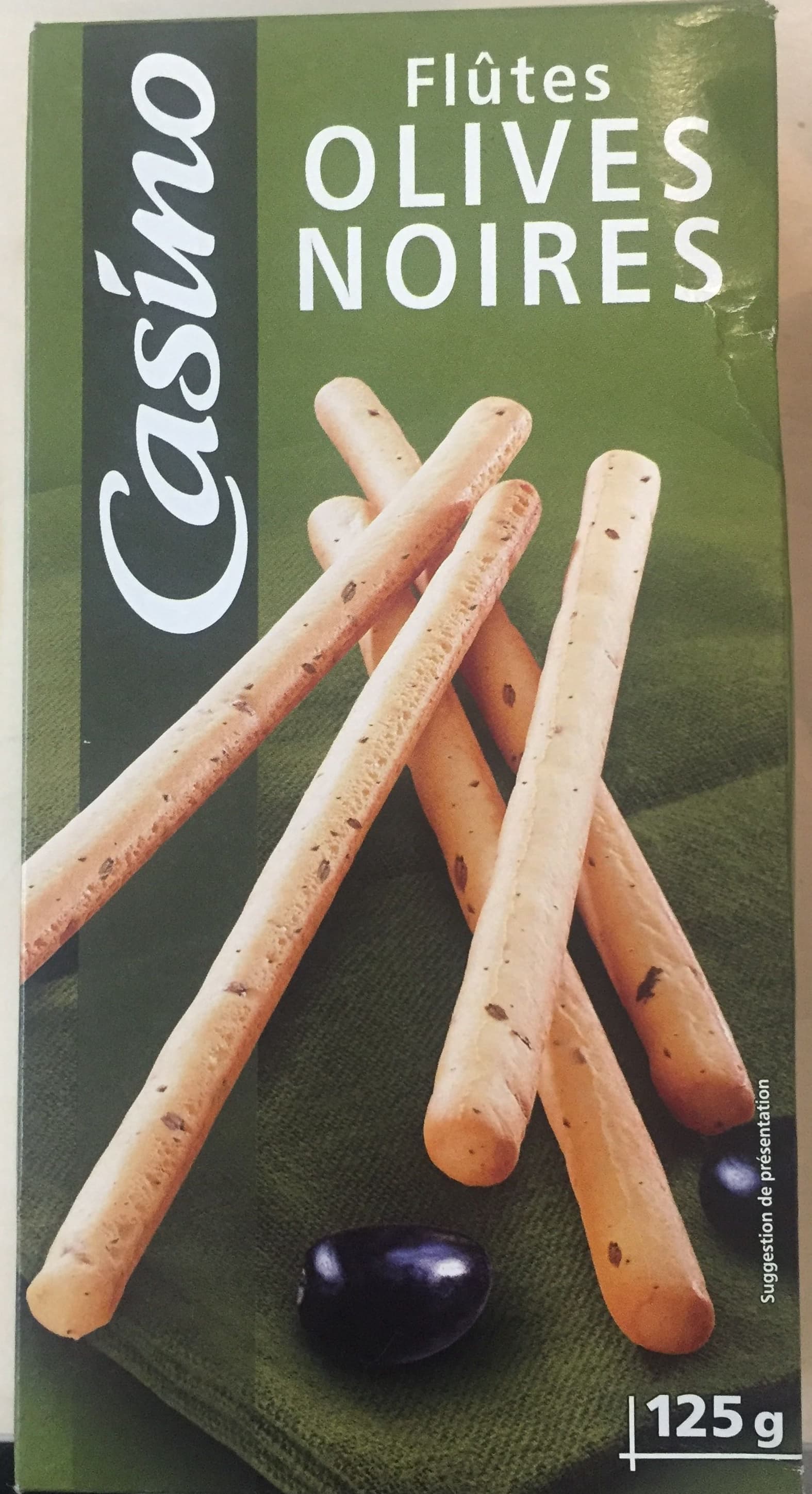 Casino Flûtes Olives Noires packshot