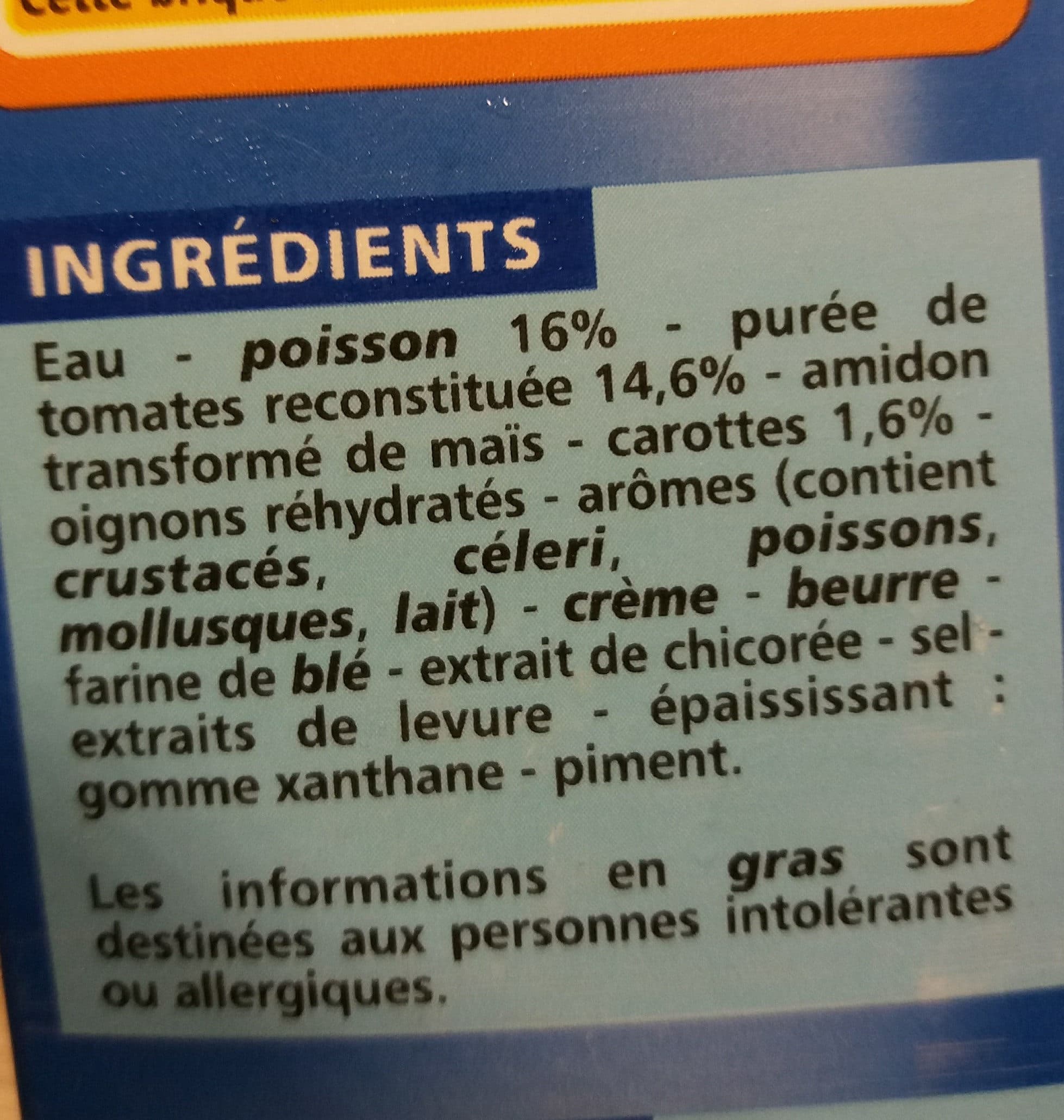 Casino La savoureuse SOUPE DE POISSON packshot