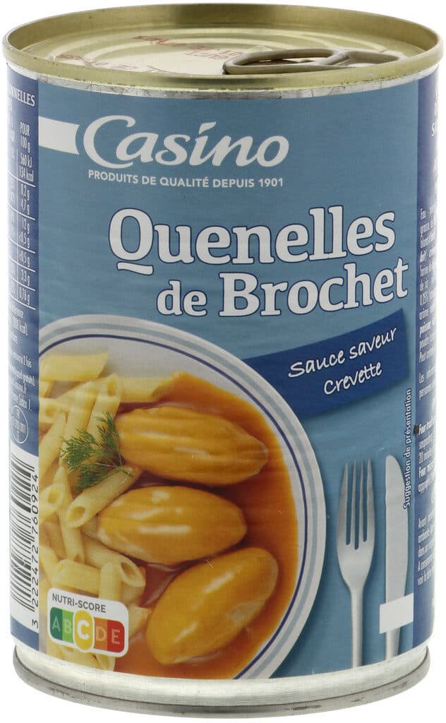 Casino Quenelles de brochet sauce crevette packshot