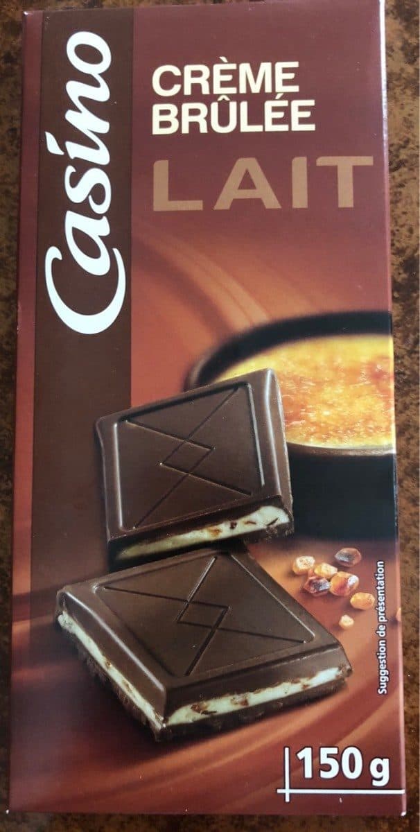 Casino Chocolat supérieur Lait fourrage Crème Brulée packshot