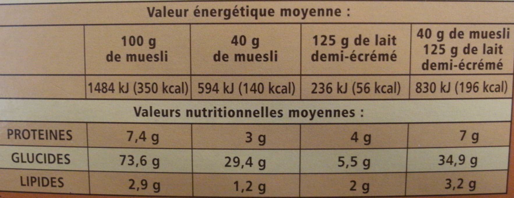 Casino Muesli aux 4 céréales et aux fruits packshot