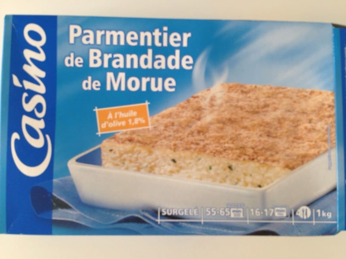 Casino Parmentier de Brandade de Morue Surgelée packshot