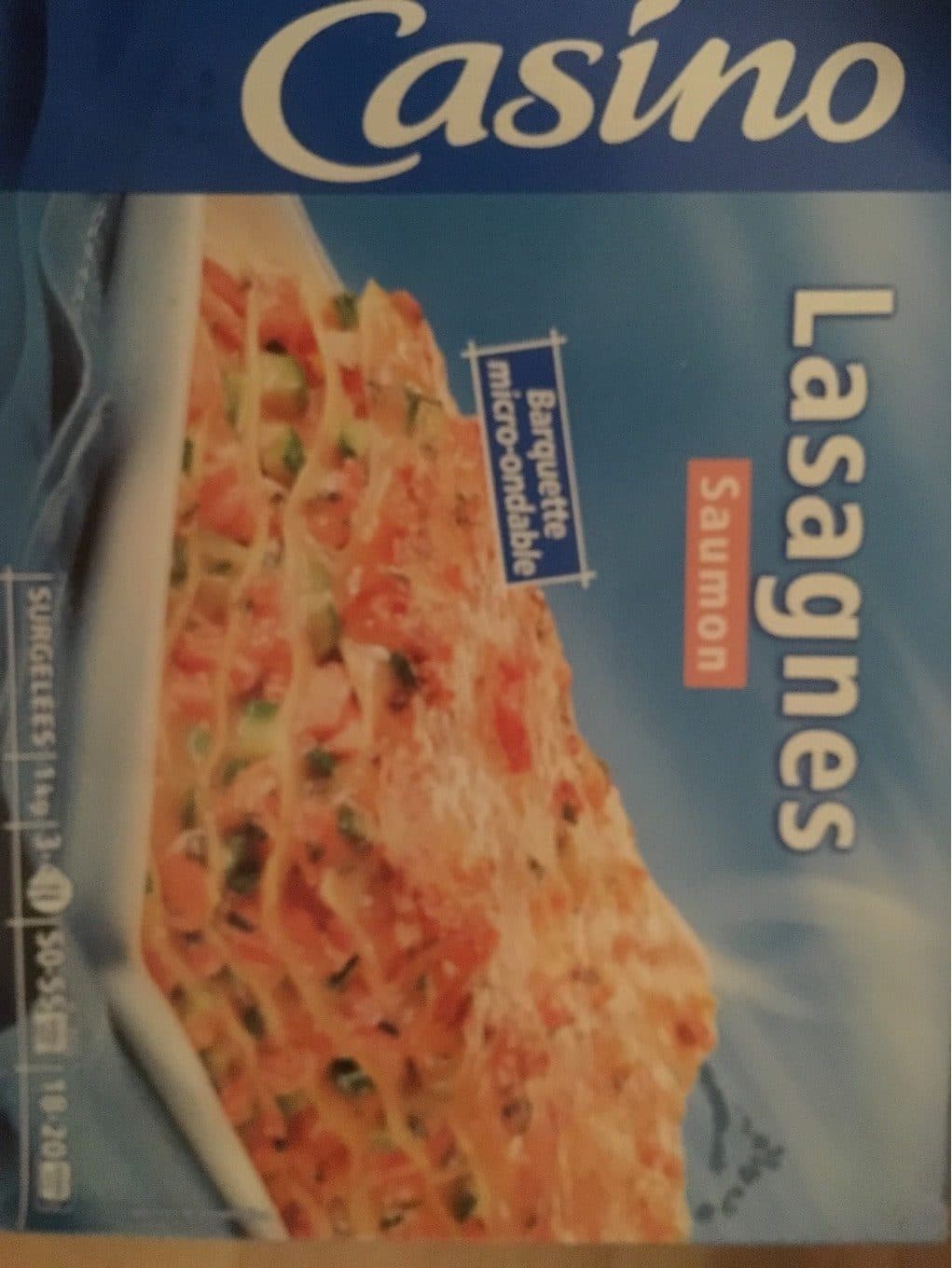 Casino Lasagnes saumon packshot