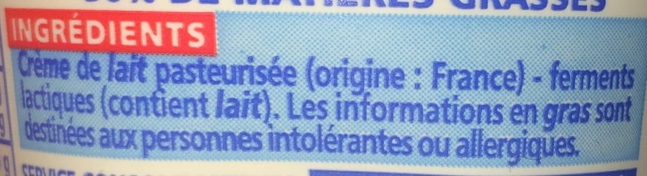 Casino Crème fraîche épaisse entière - 30% de matières grasses packshot