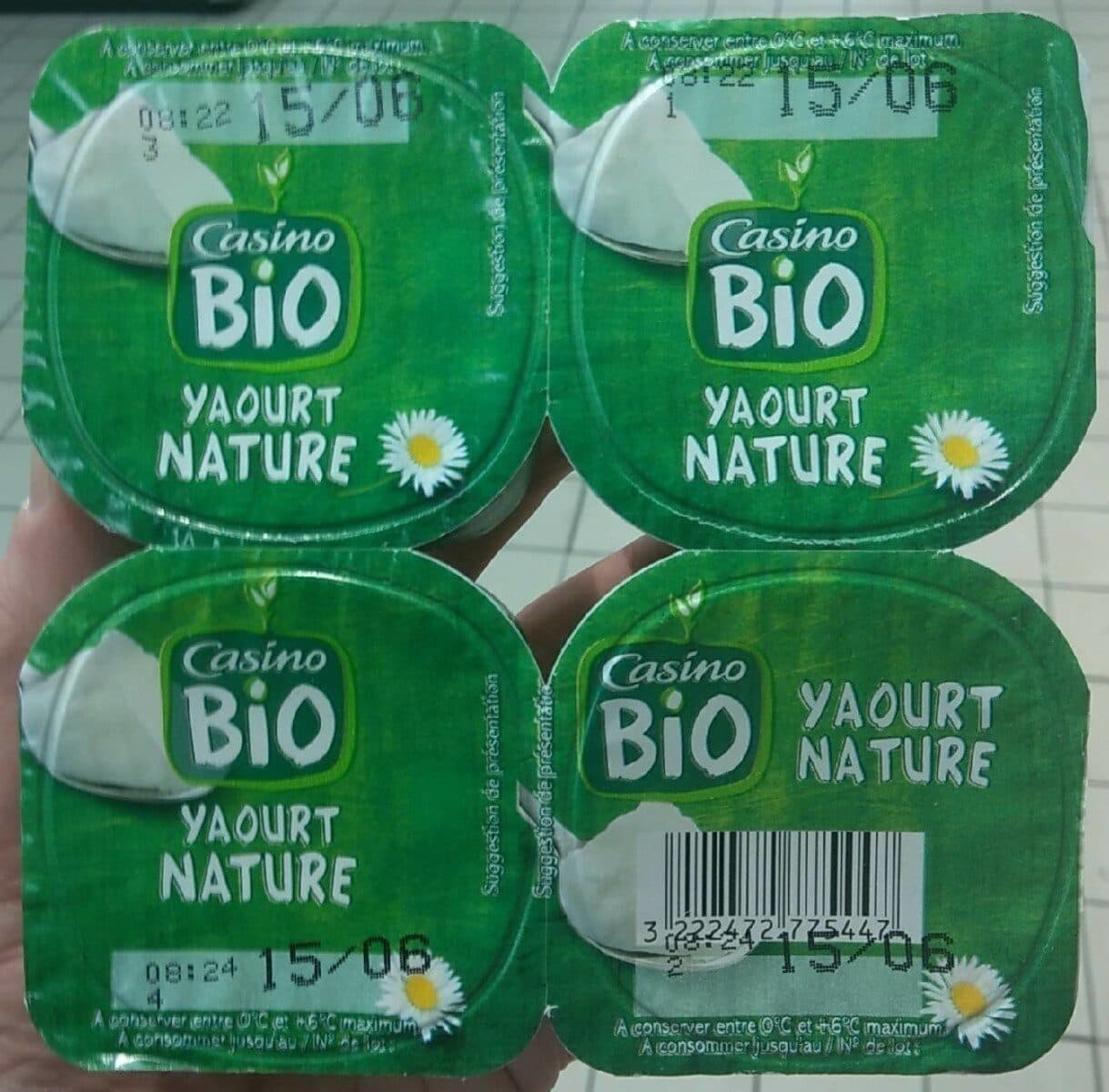 Casino yaourt nature BIO packshot