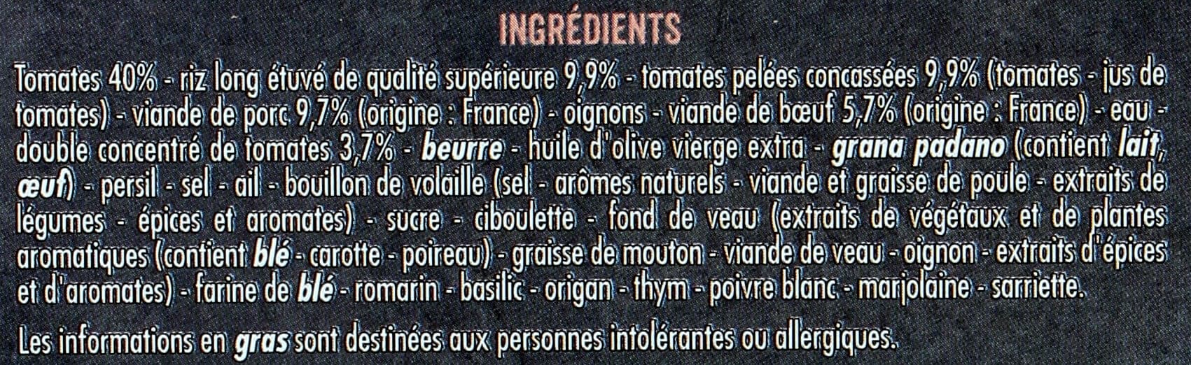 Casino Tomates farcies et riz cuisiné à la tomate packshot
