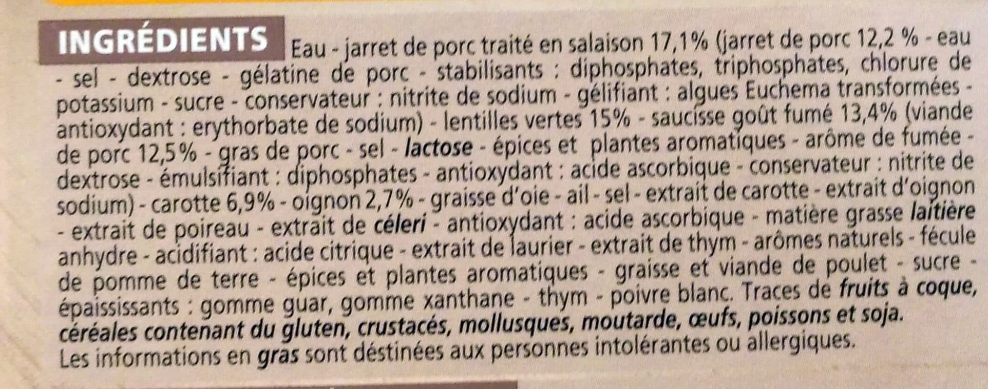 Casino Petit salé aux lentilles vertes packshot