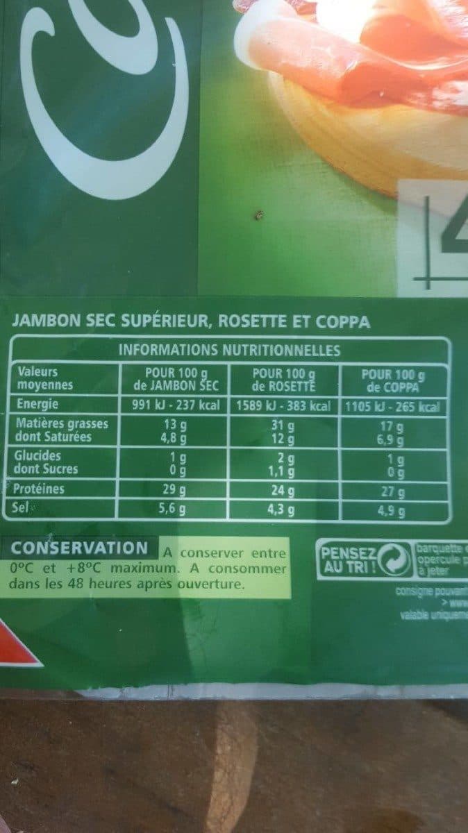 Casino Assortiment de Jambon sec, Rosette et Coppa packshot
