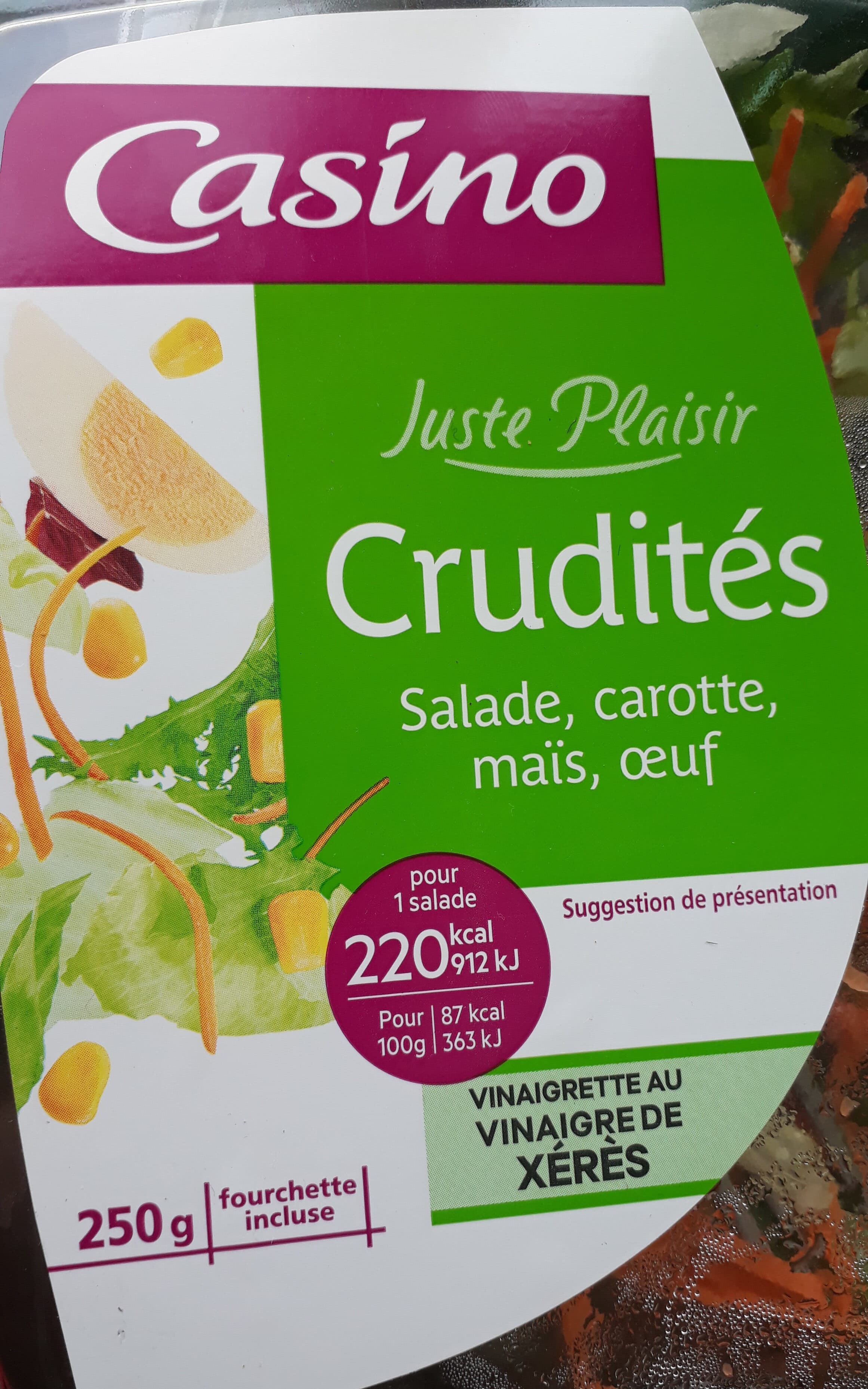 Casino Salade Complète Crudités packshot
