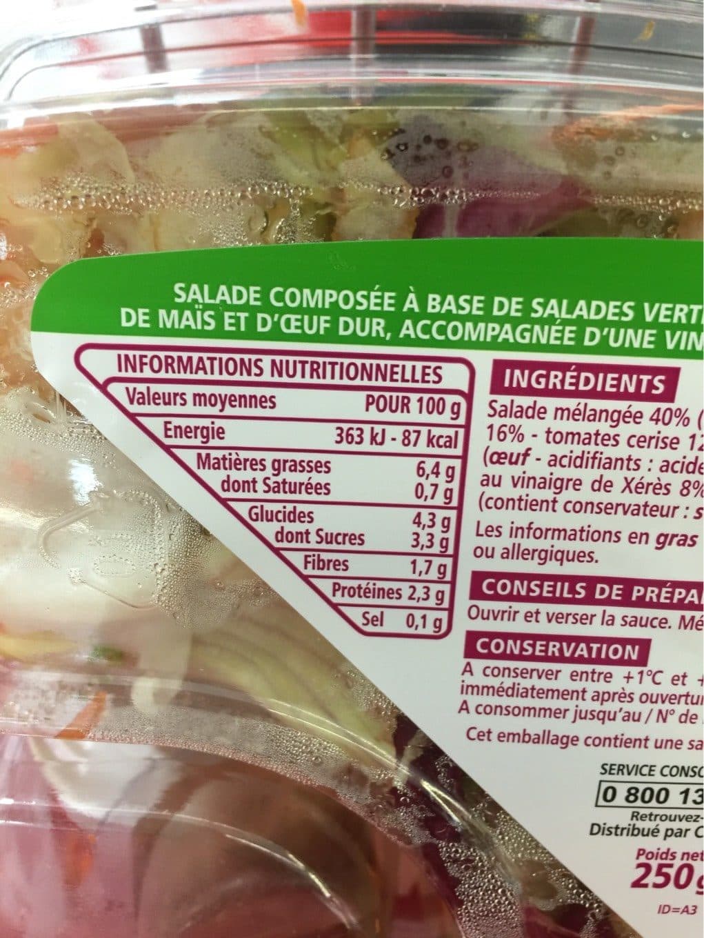 Casino Salade Complète Crudités packshot