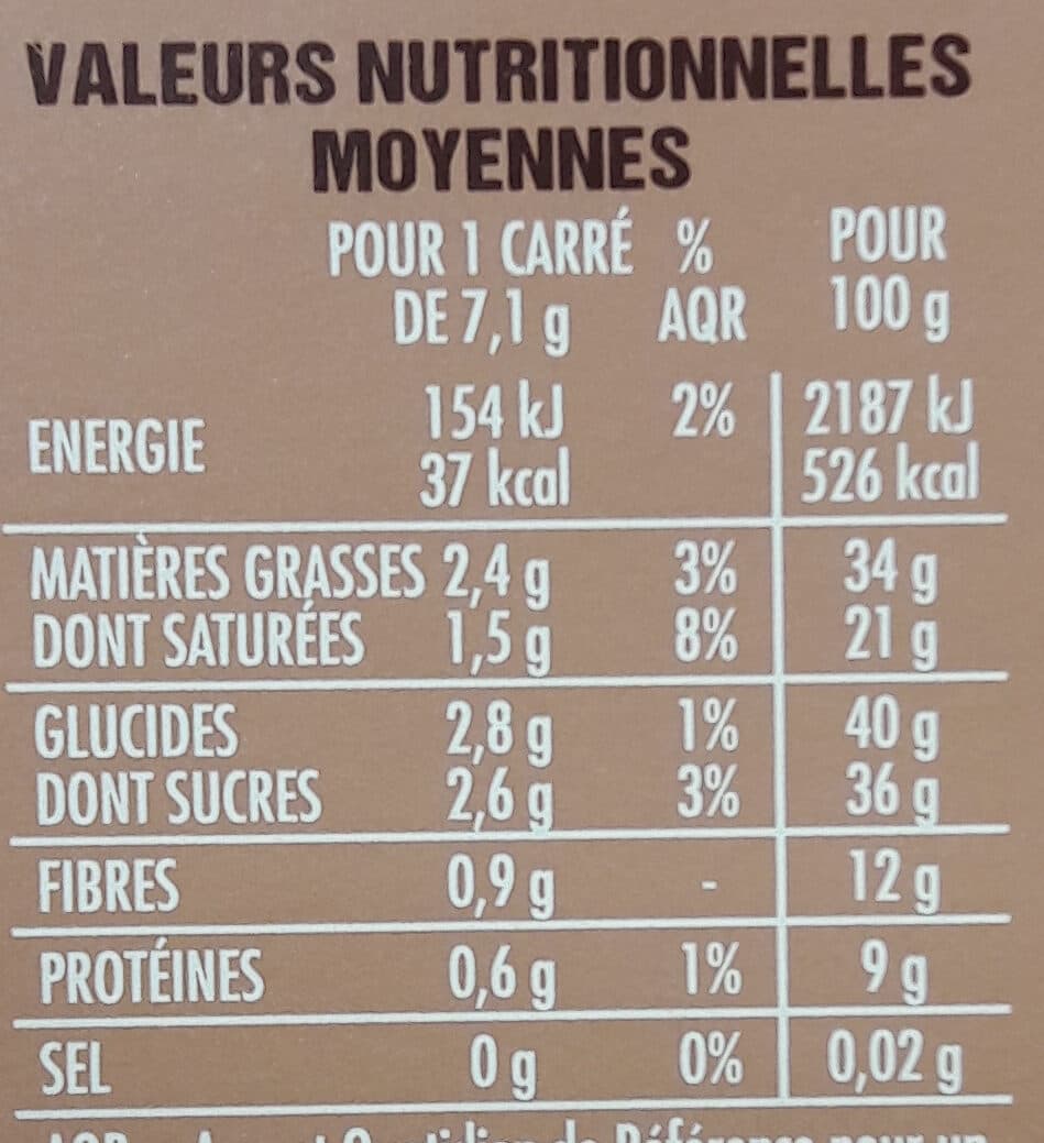 Casino Noir dessert corsé 64% de cacao packshot