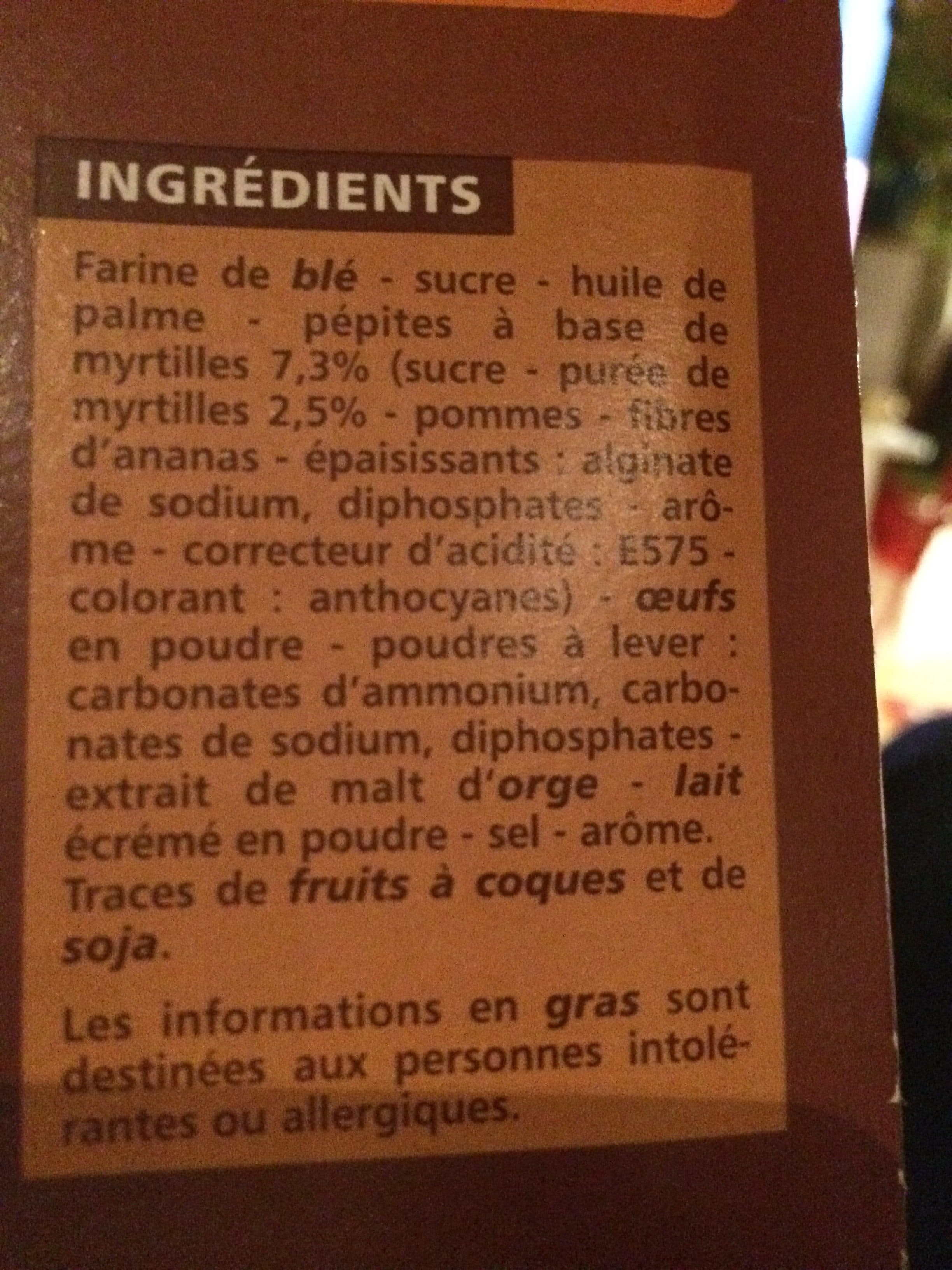 Casino Cookie Pepite Au Myrtille 200G Co packshot