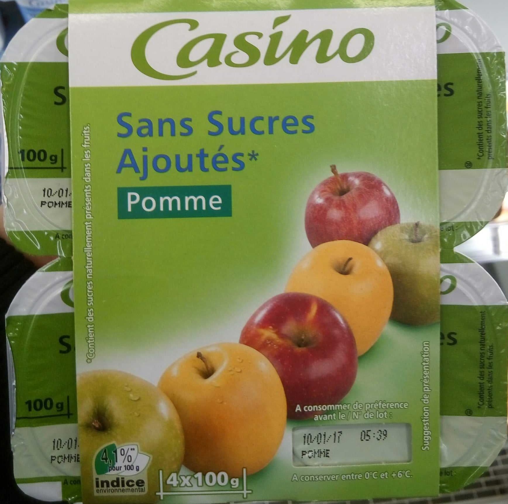 Casino Pomme allégée en sucres packshot