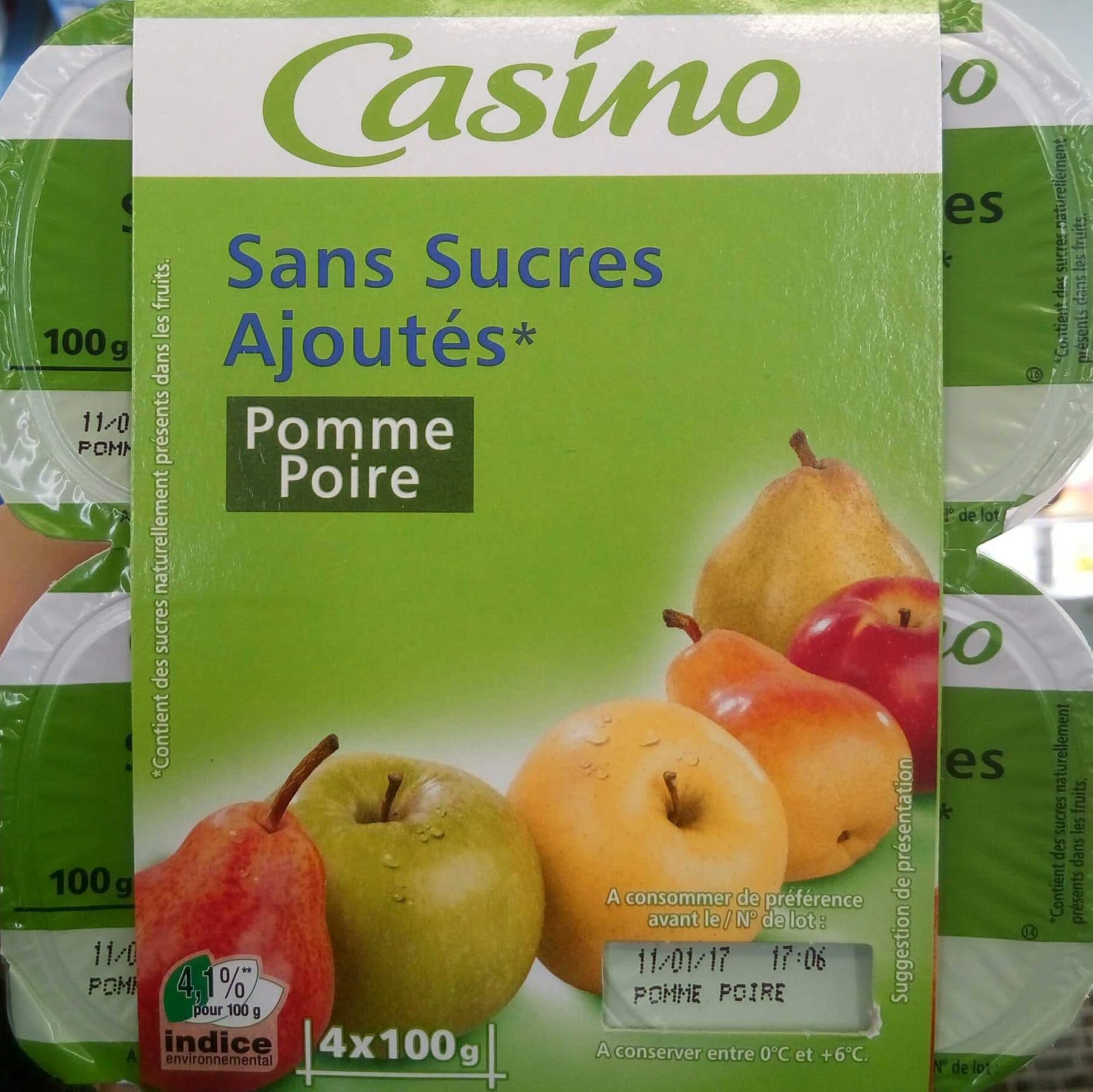 Casino Pomme Poire Sans Sucres Ajoutés packshot