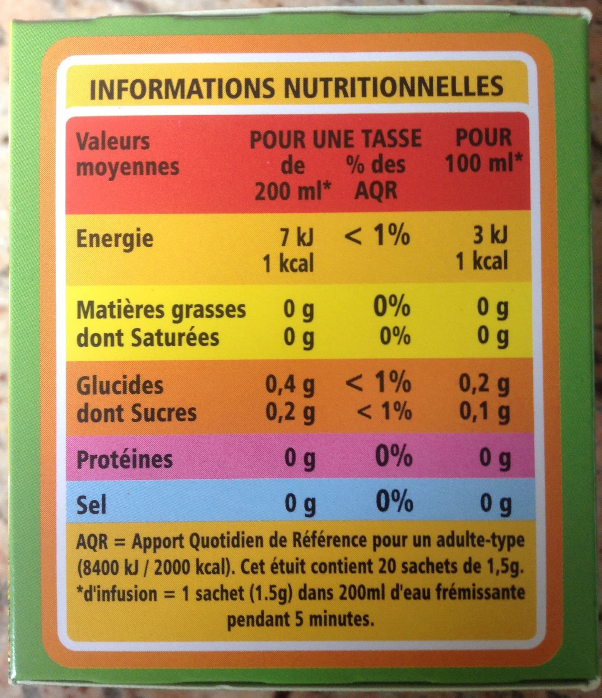 Casino Infusion Après repas bio 30g 20 sachets fraîcheur packshot