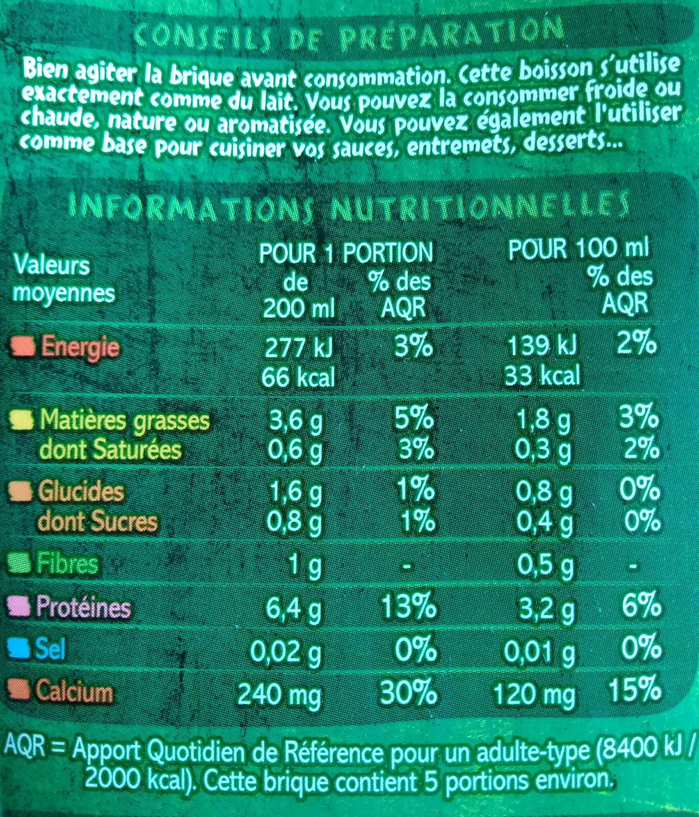 Casino Boisson au soja calcium BIO packshot