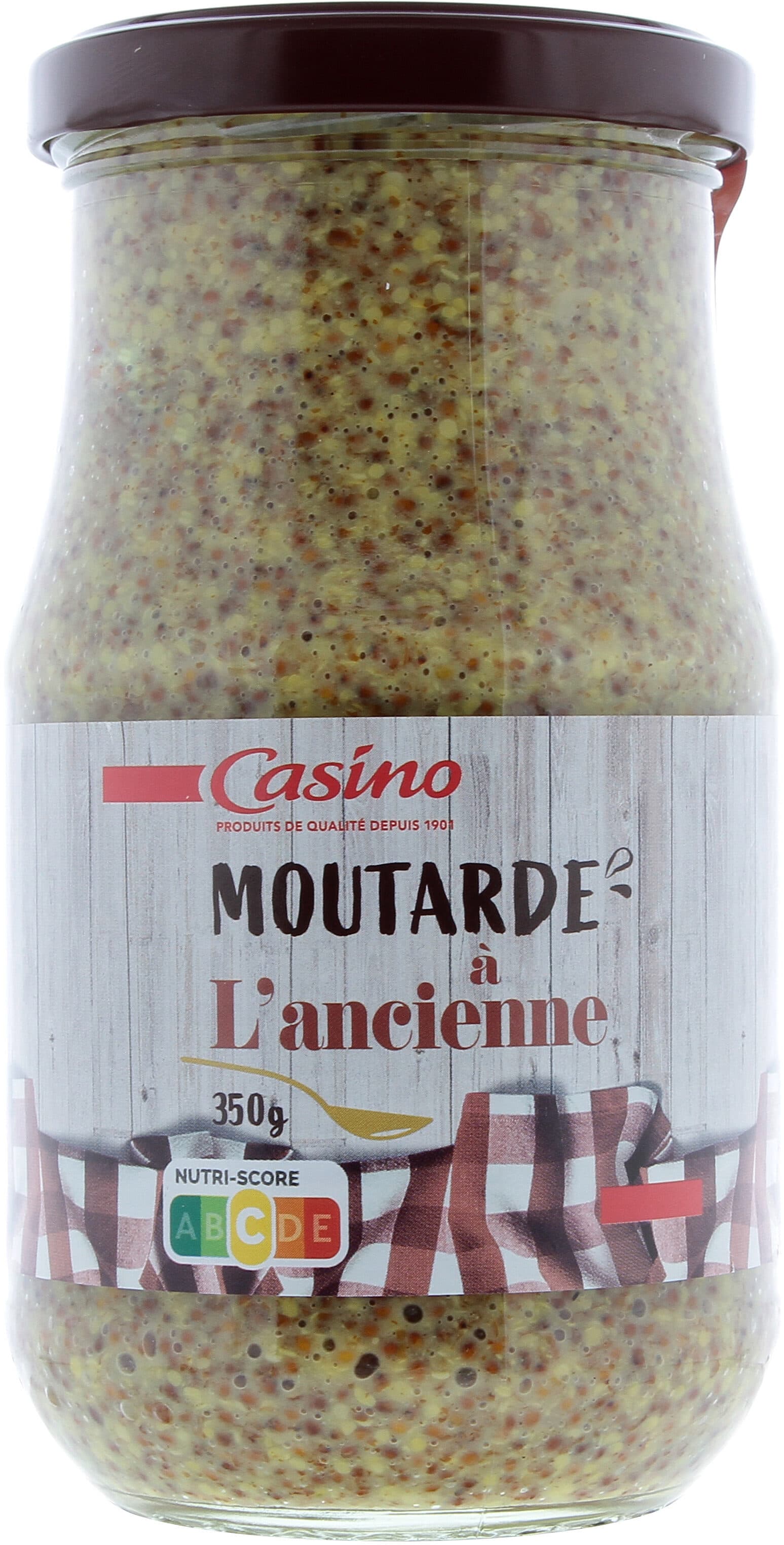 Casino Moutarde à l'ancienne aux graines de moutarde packshot