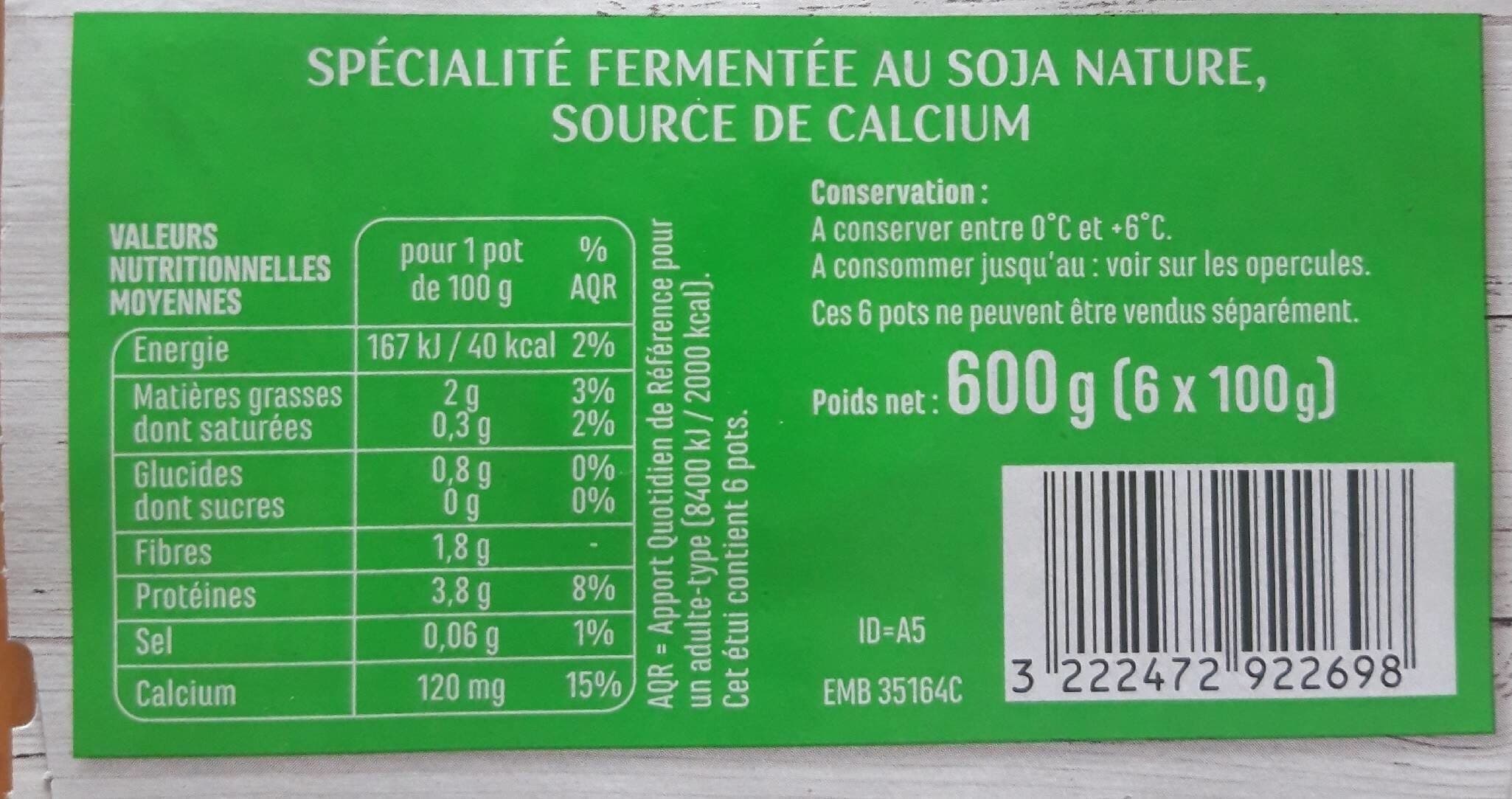 Casino Spécialité au soja nature packshot