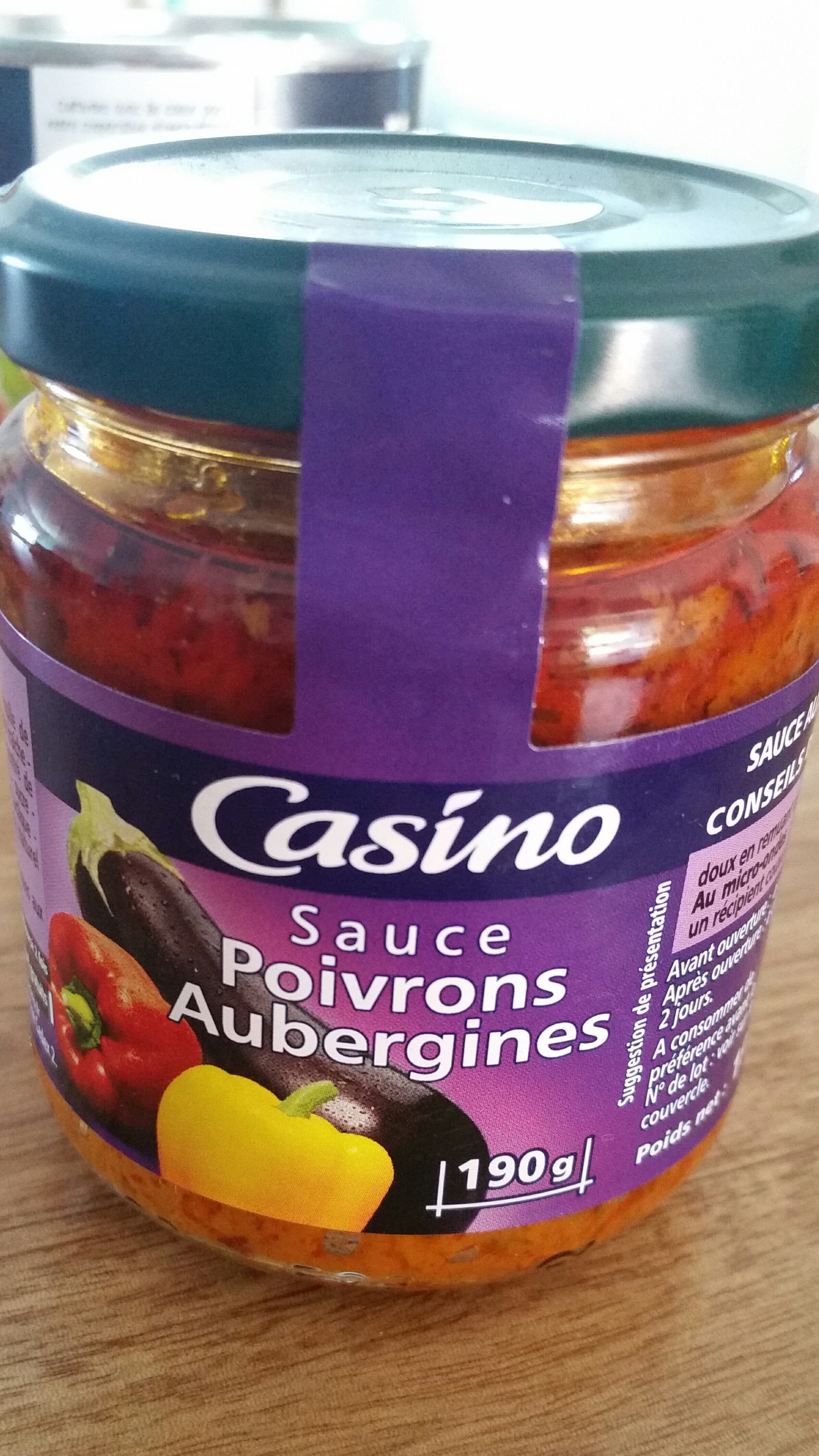 Casino Sauce poivrons aubergines packshot