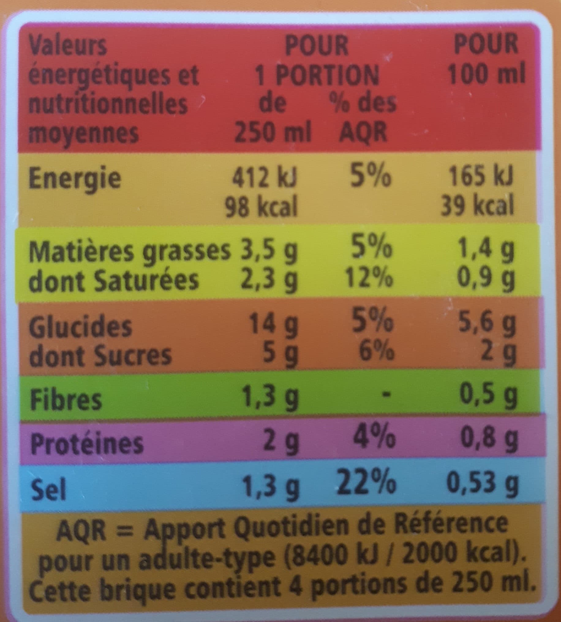 Casino Recette gourmande Châtaignes et Potiron packshot