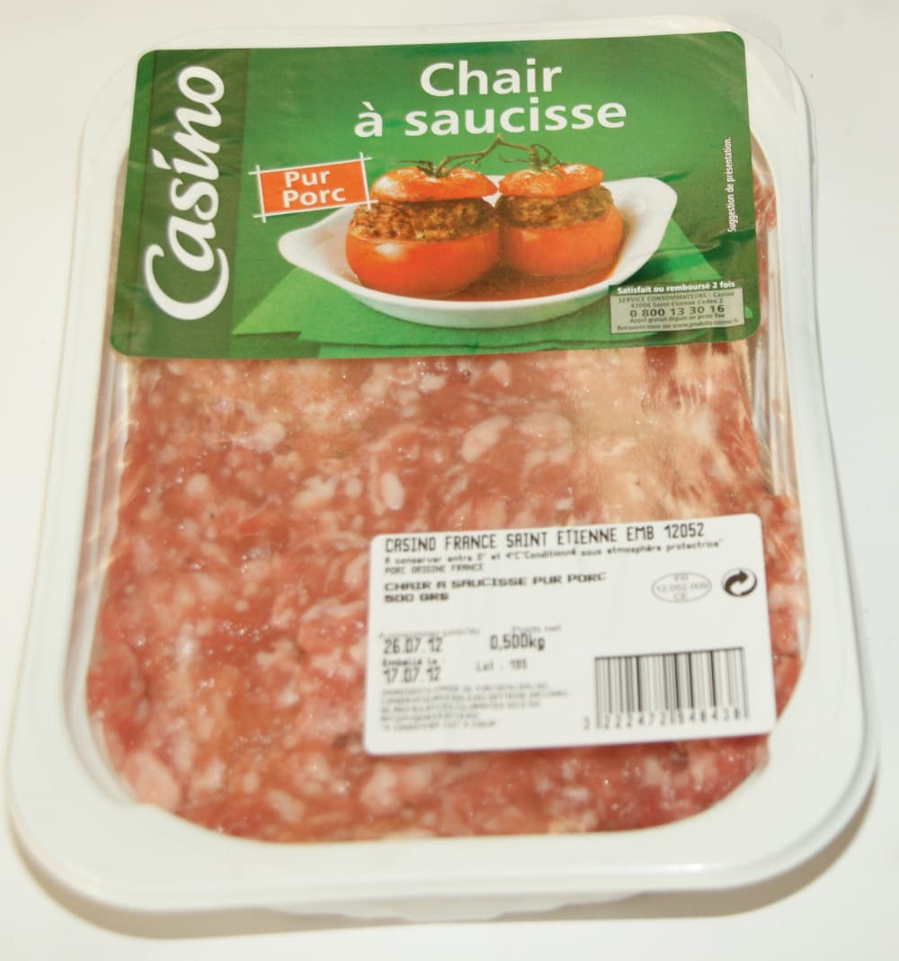 Casino Chair à saucisse Pur Porc packshot