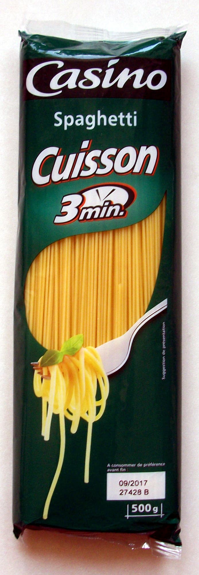 Casino Spaghetti Cuisson Rapide 500g packshot
