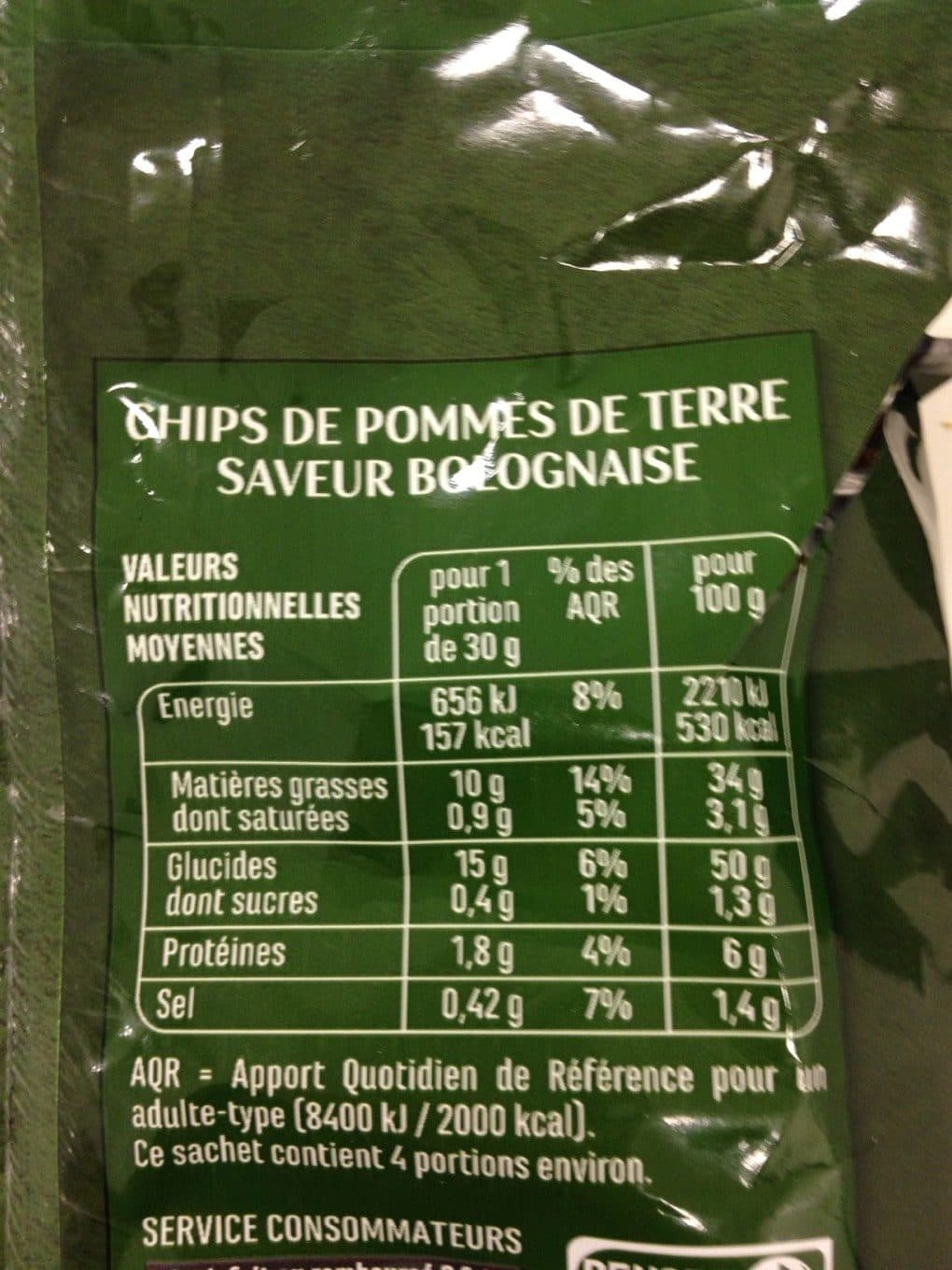 Casino Chips Saveur Bolognaise packshot