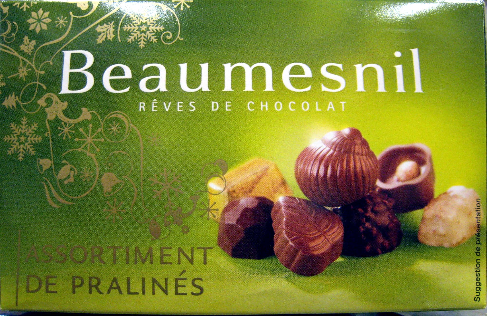 Beaumesnil Rêves de chocolat Assortiment de pralinés Beaumesnil packshot