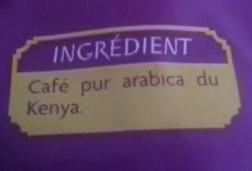 Casino Saveurs d'Ailleurs Au Kenya Pur arabica Acidulé et aromatique packshot