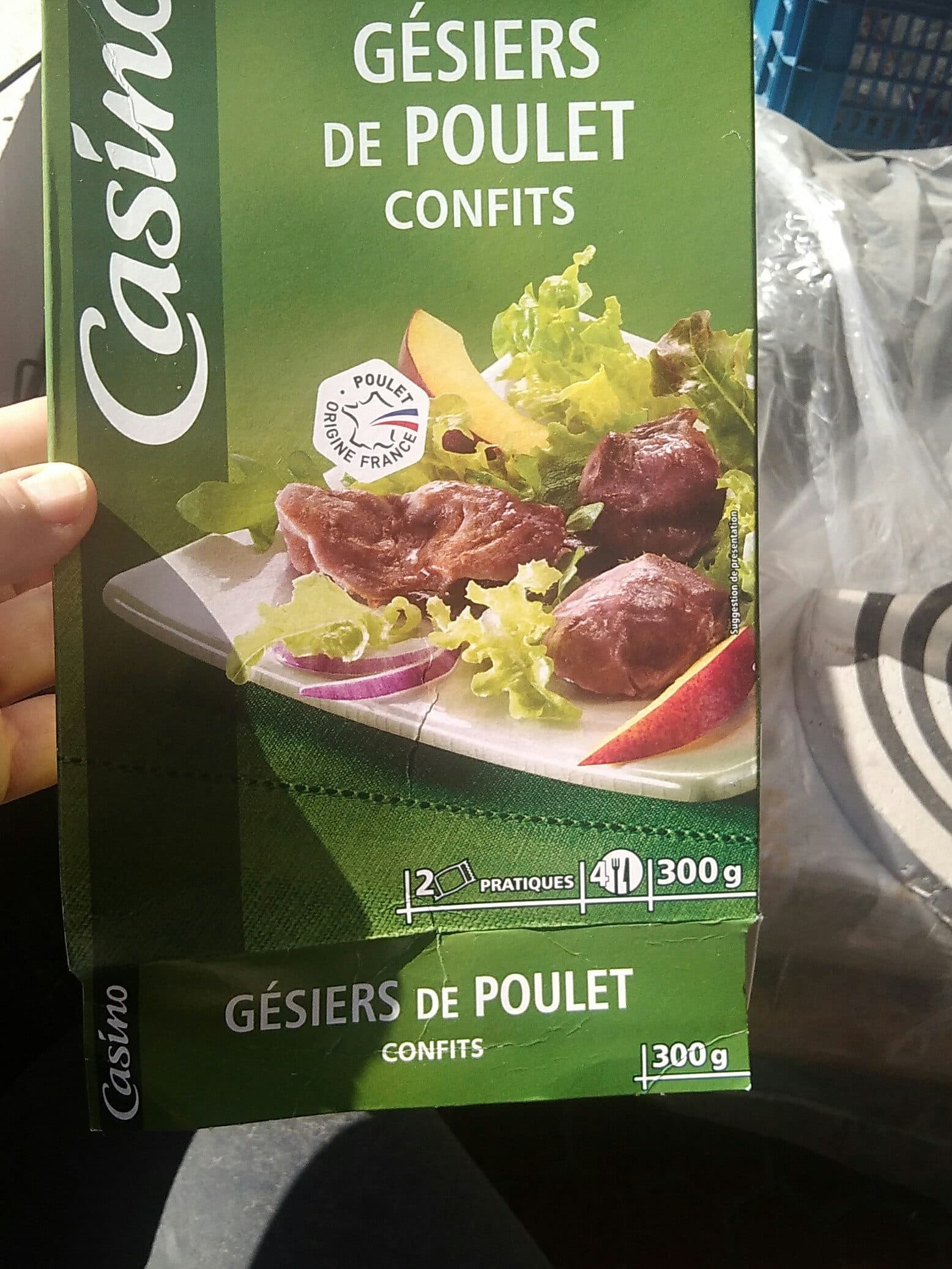 Casino Gesiers de poulet confits packshot