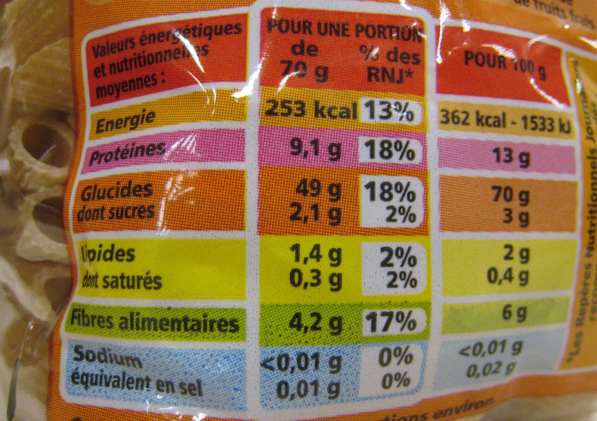 Casino Penne Rigate au blé complet bio packshot