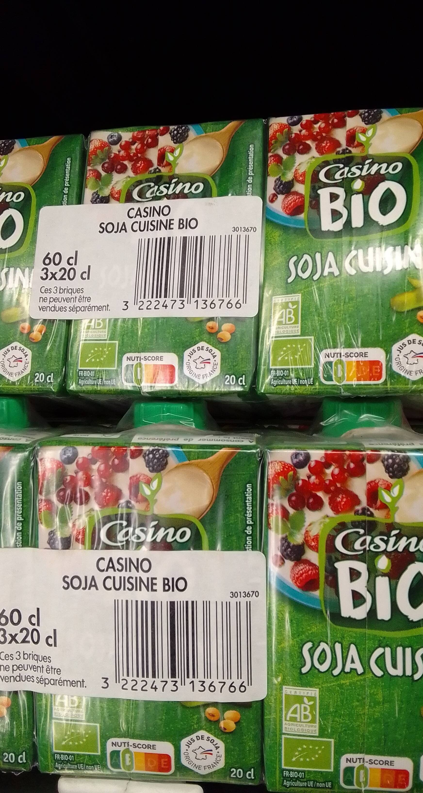 Casino Bio Soja cuisine packshot