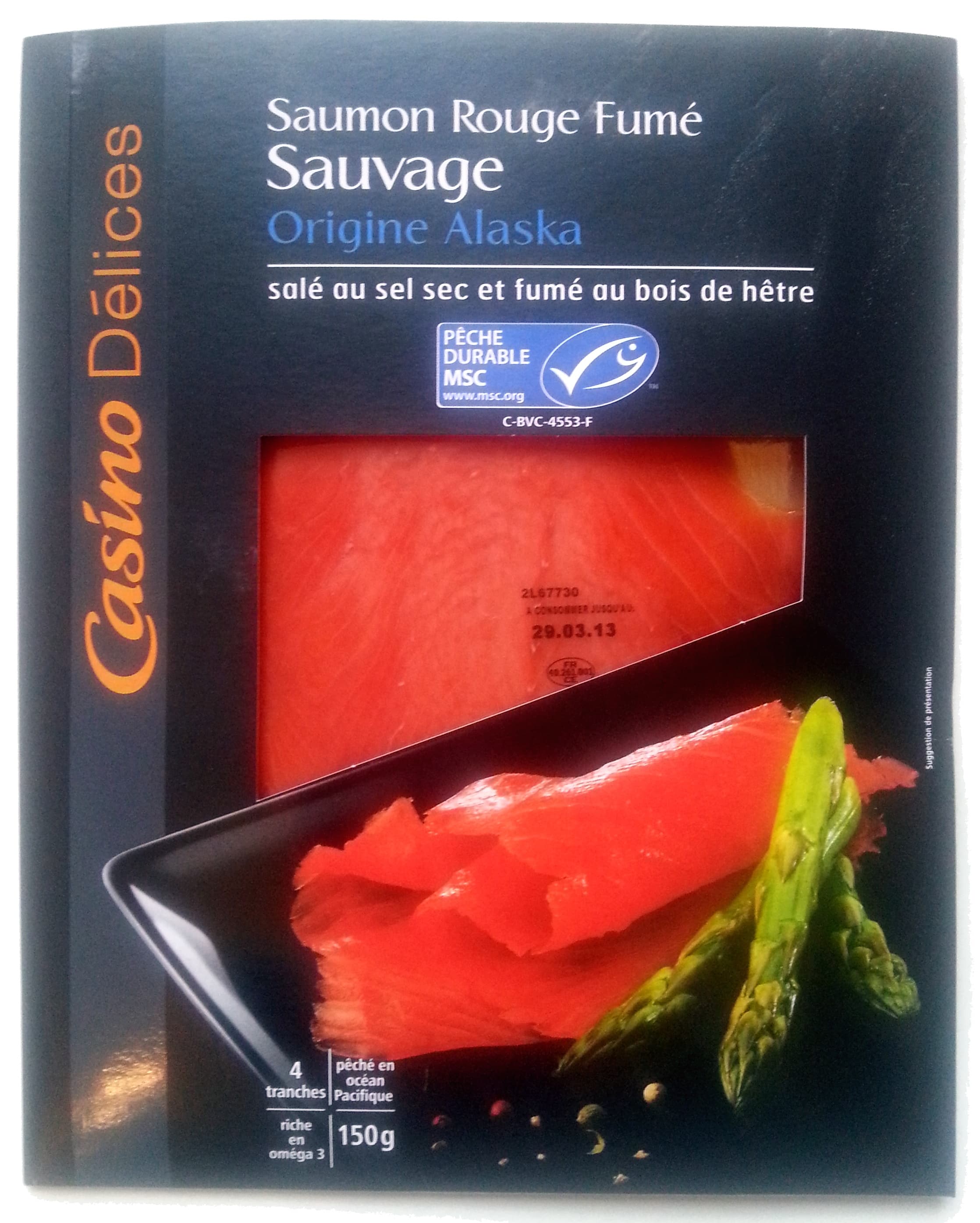 Casino Saumon Rouge Fumé Sauvage packshot