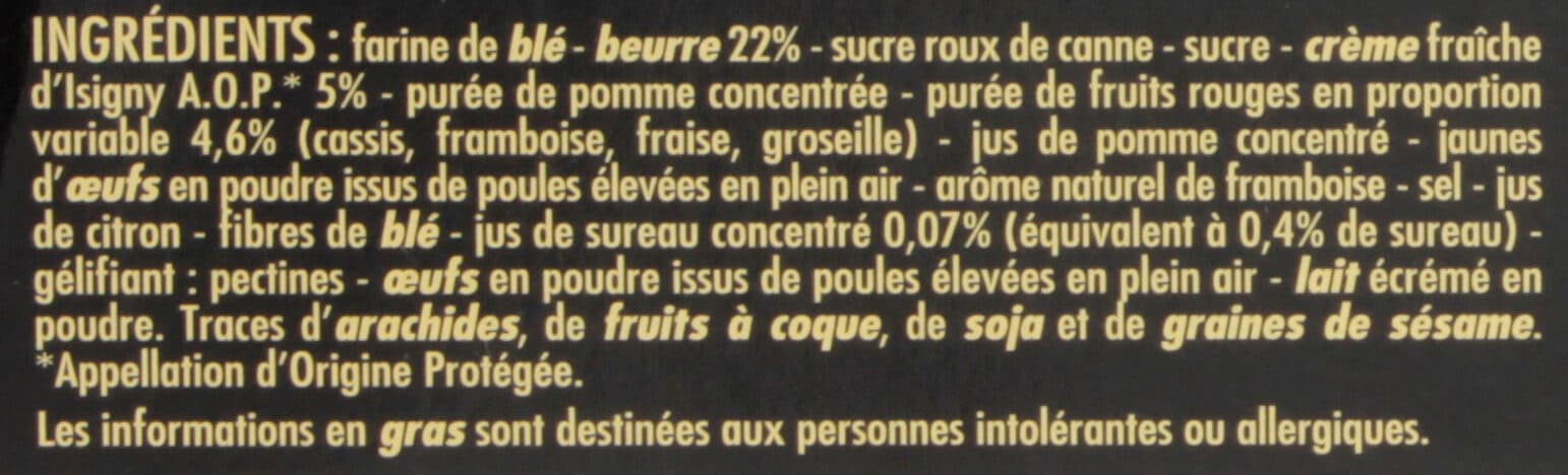 Casino Les délicieux sablés aux fruits rouges packshot
